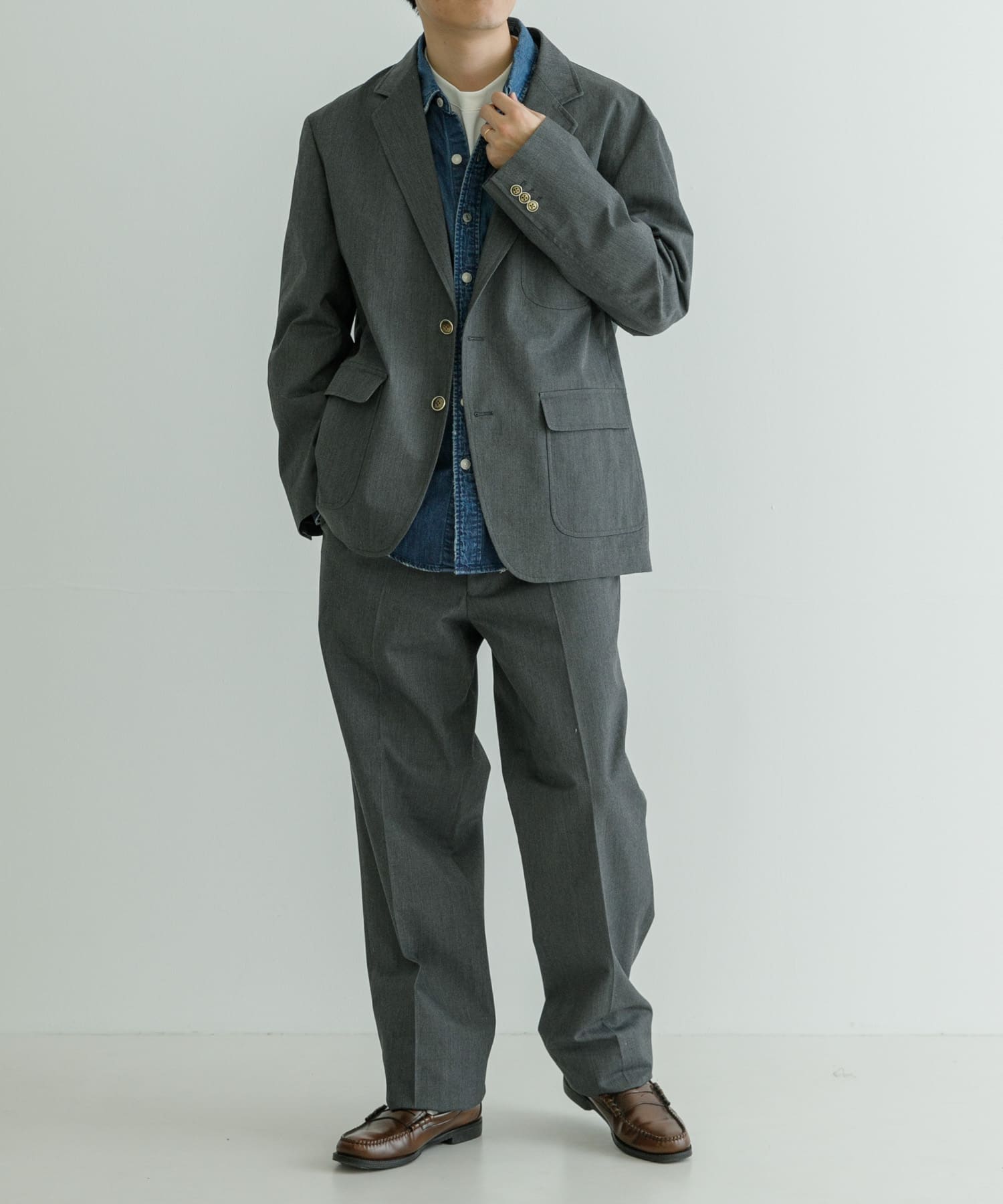 FREEMANS SPORTING CLUB　BLEECKER TROUSERS 31グレー S
