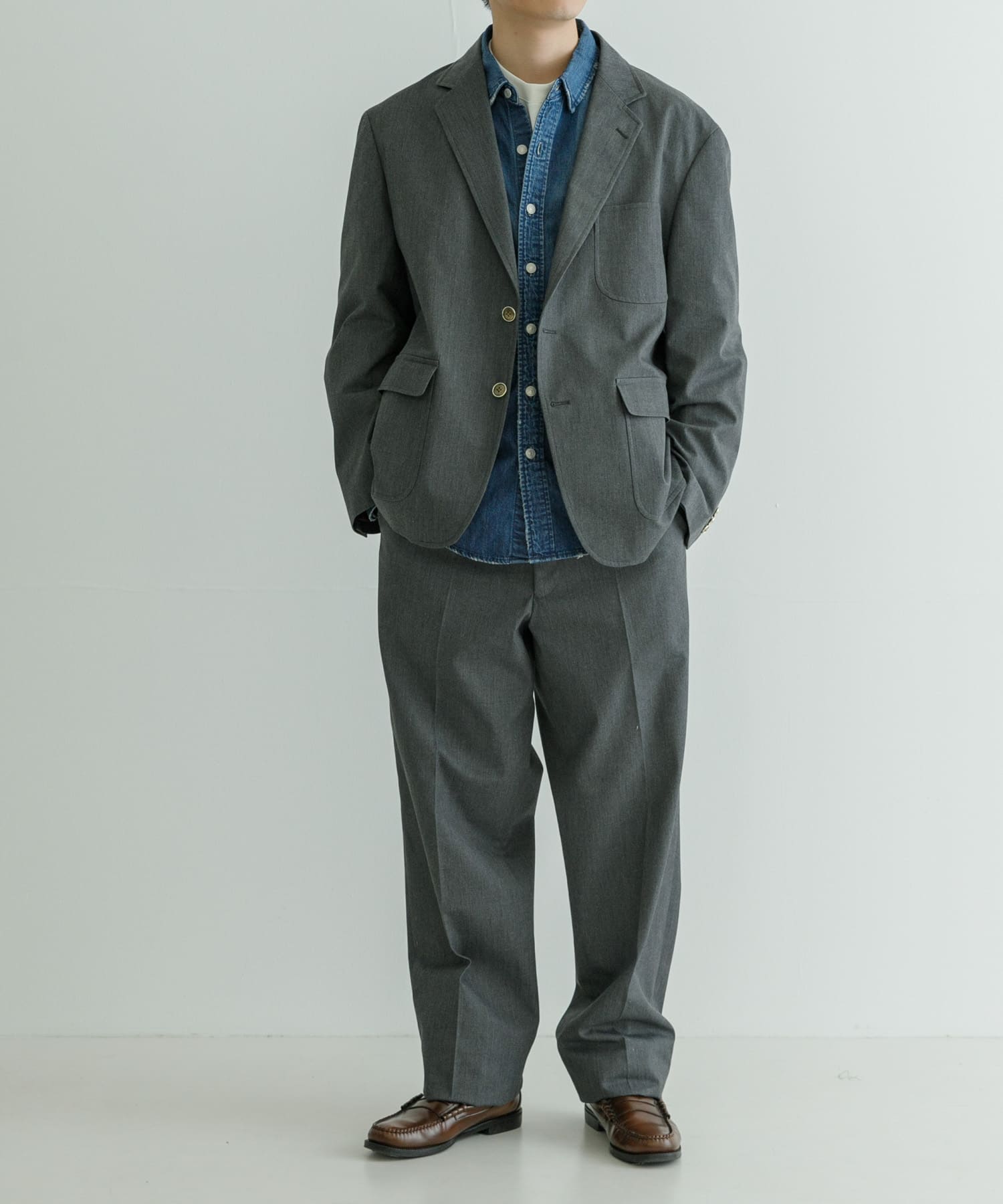 FREEMANS SPORTING CLUB　BLEECKER TROUSERS 31グレー S