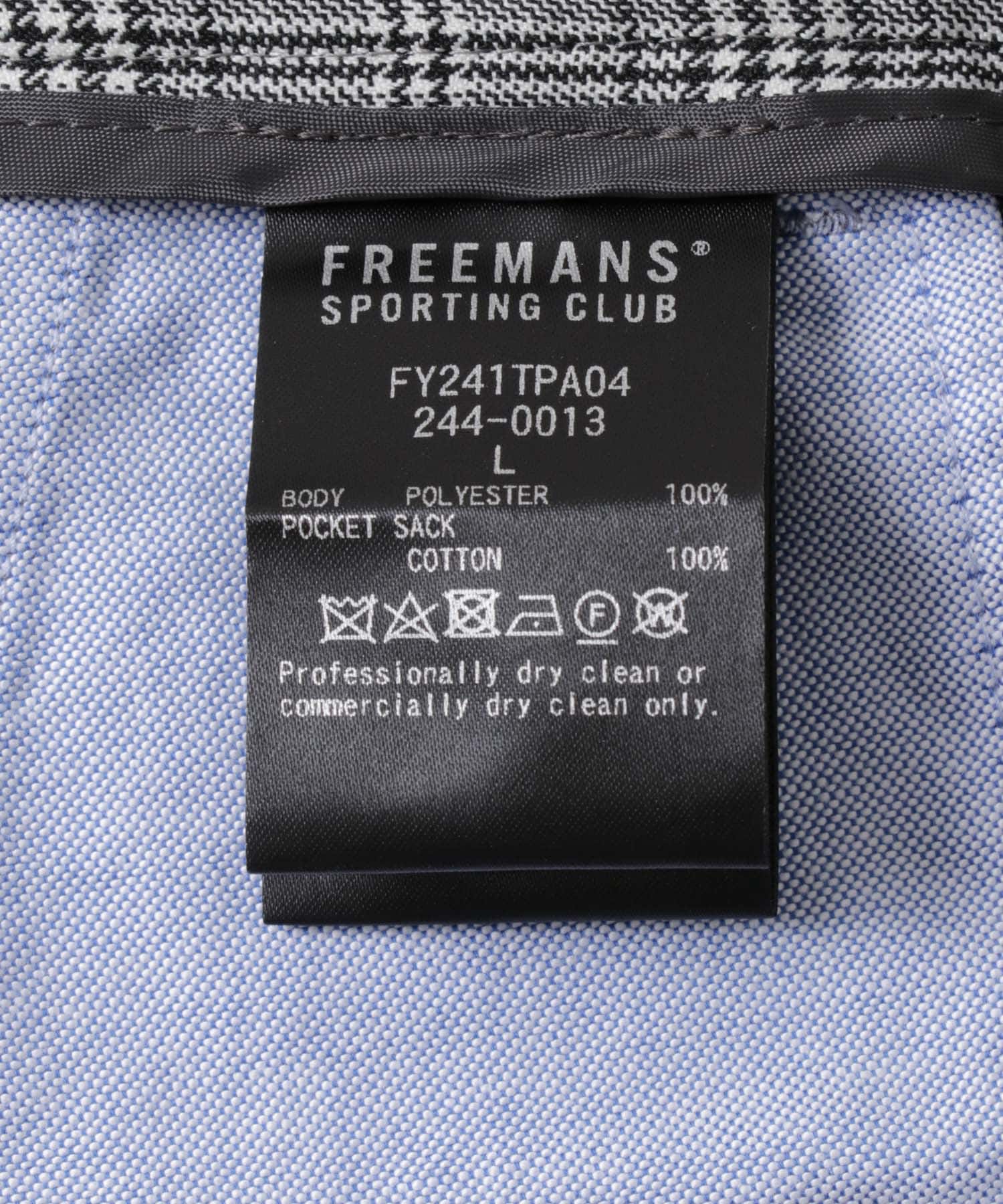 FREEMANS SPORTING CLUB　BLEECKER TROUSERS 130Wブラック S
