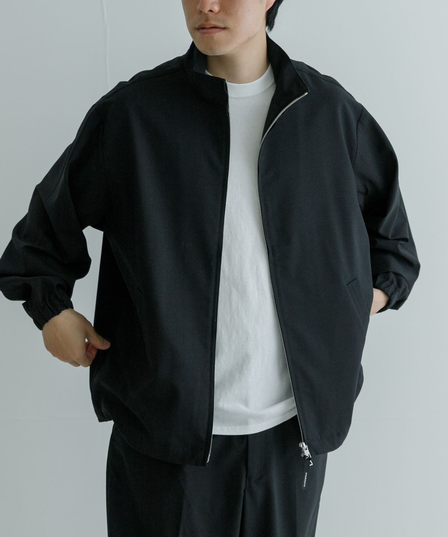 FARAH Stand Collar Zip Up(M Charcoal): アウター｜URBAN RESEARCH