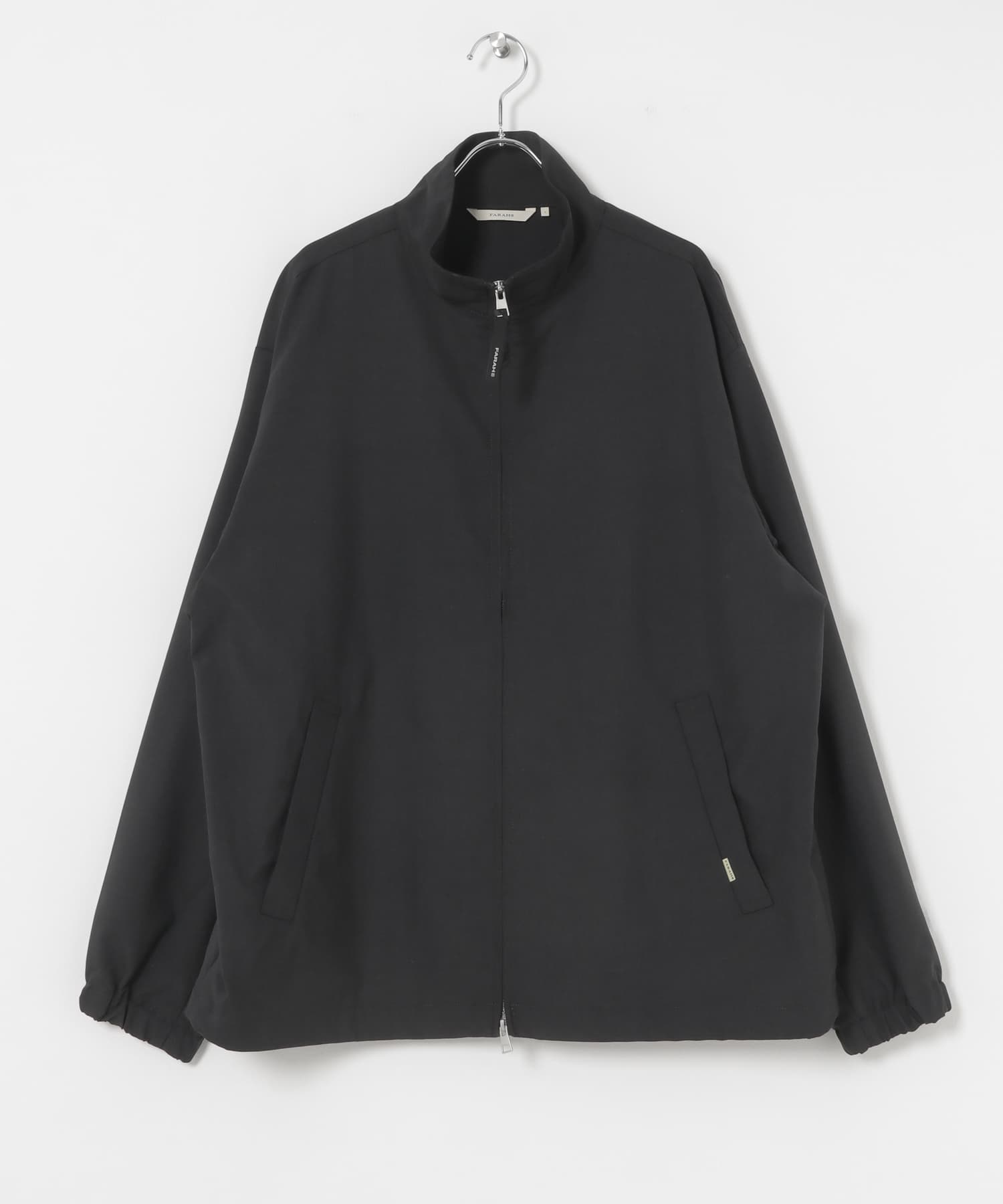 FARAH　Stand Collar Zip Up Charcoal M