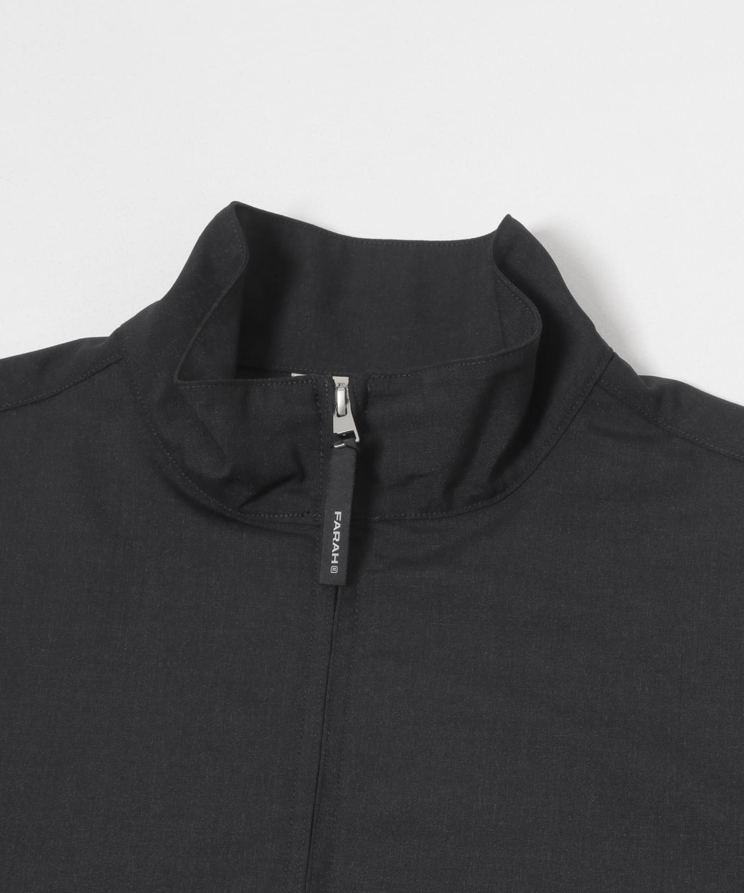 FARAH　Stand Collar Zip Up Charcoal M