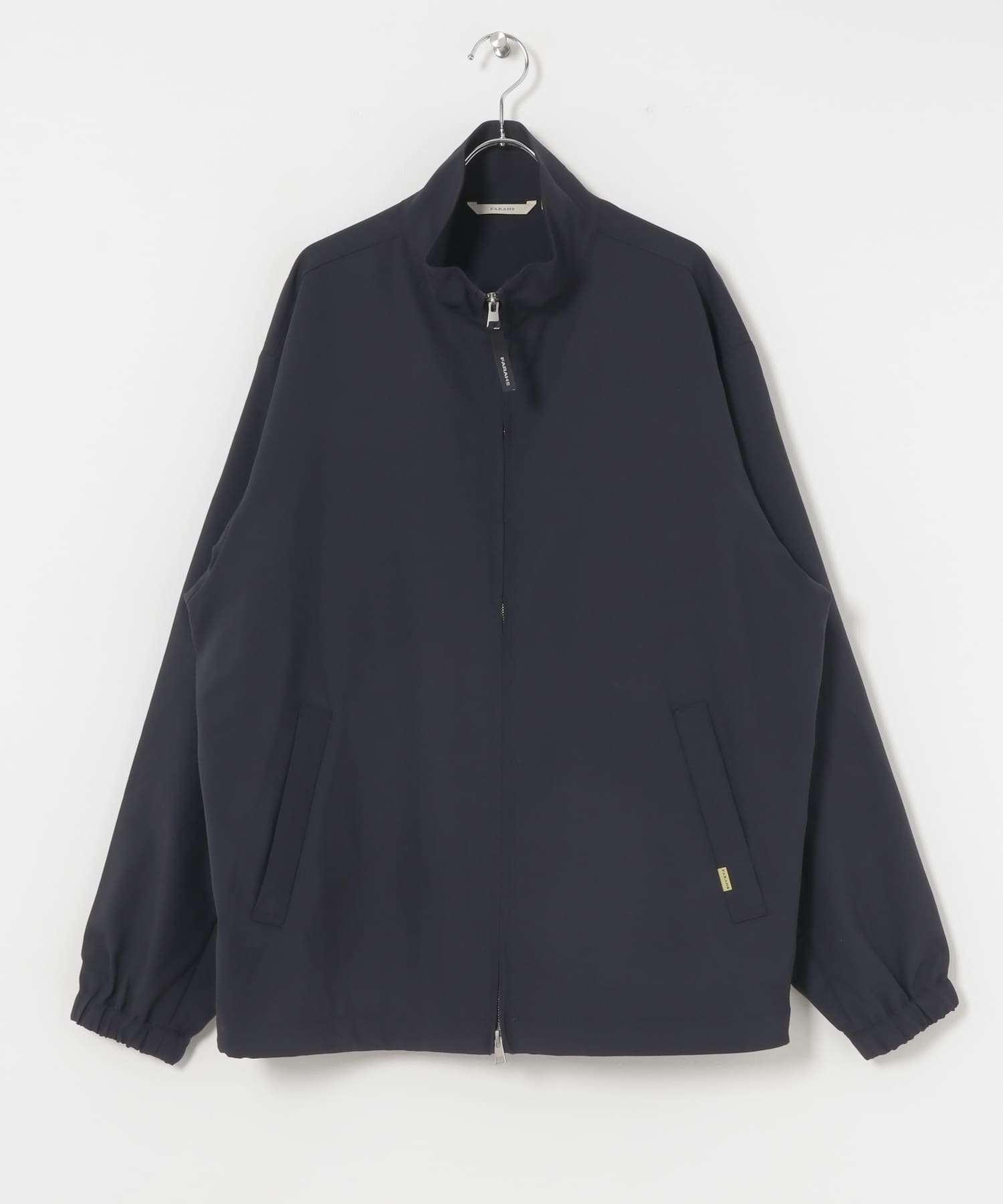 FARAH　Stand Collar Zip Up Navy M