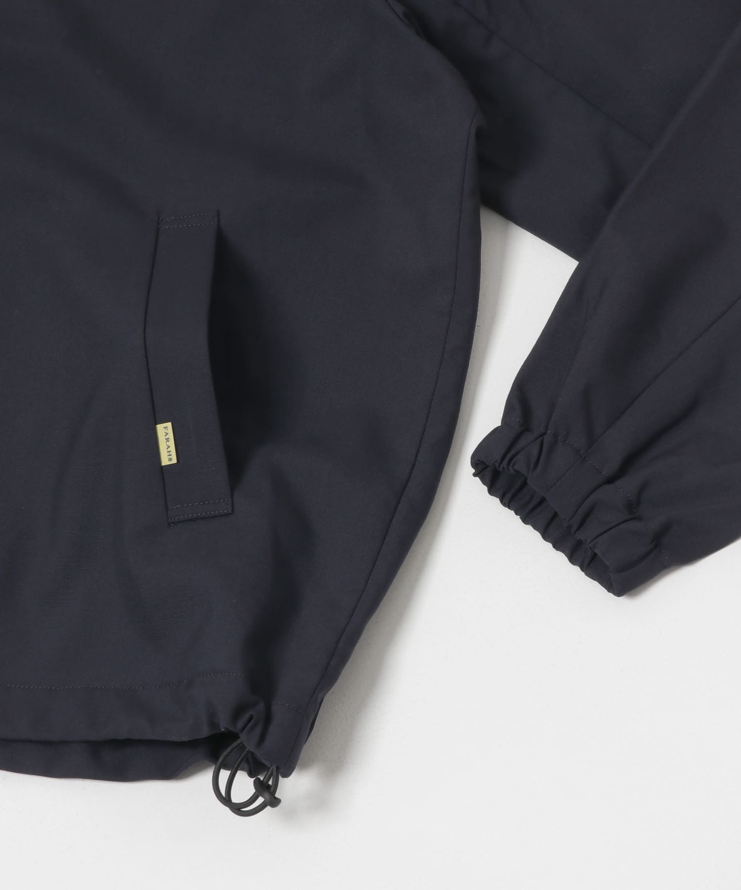 FARAH　Stand Collar Zip Up Navy M