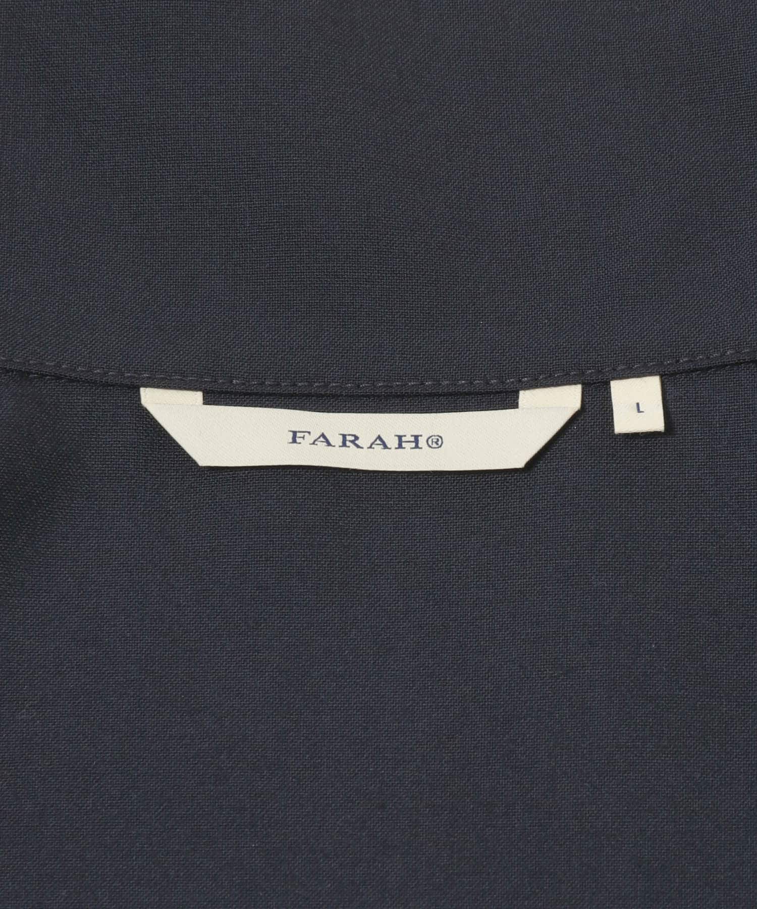 FARAH　Stand Collar Zip Up Navy M