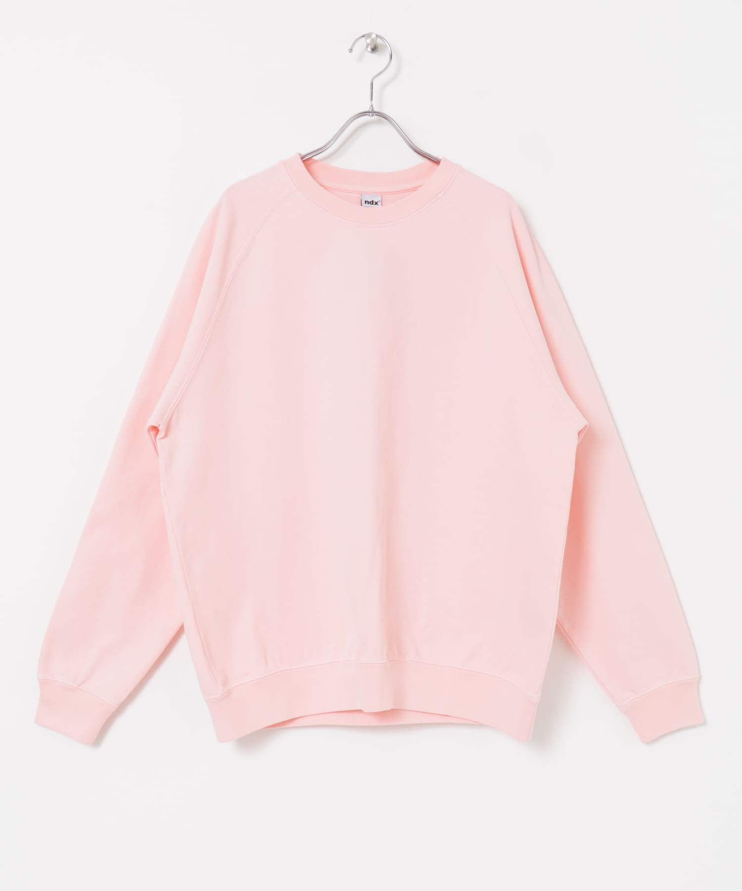 ndx　RaglanSweat ROSE BLUSH M