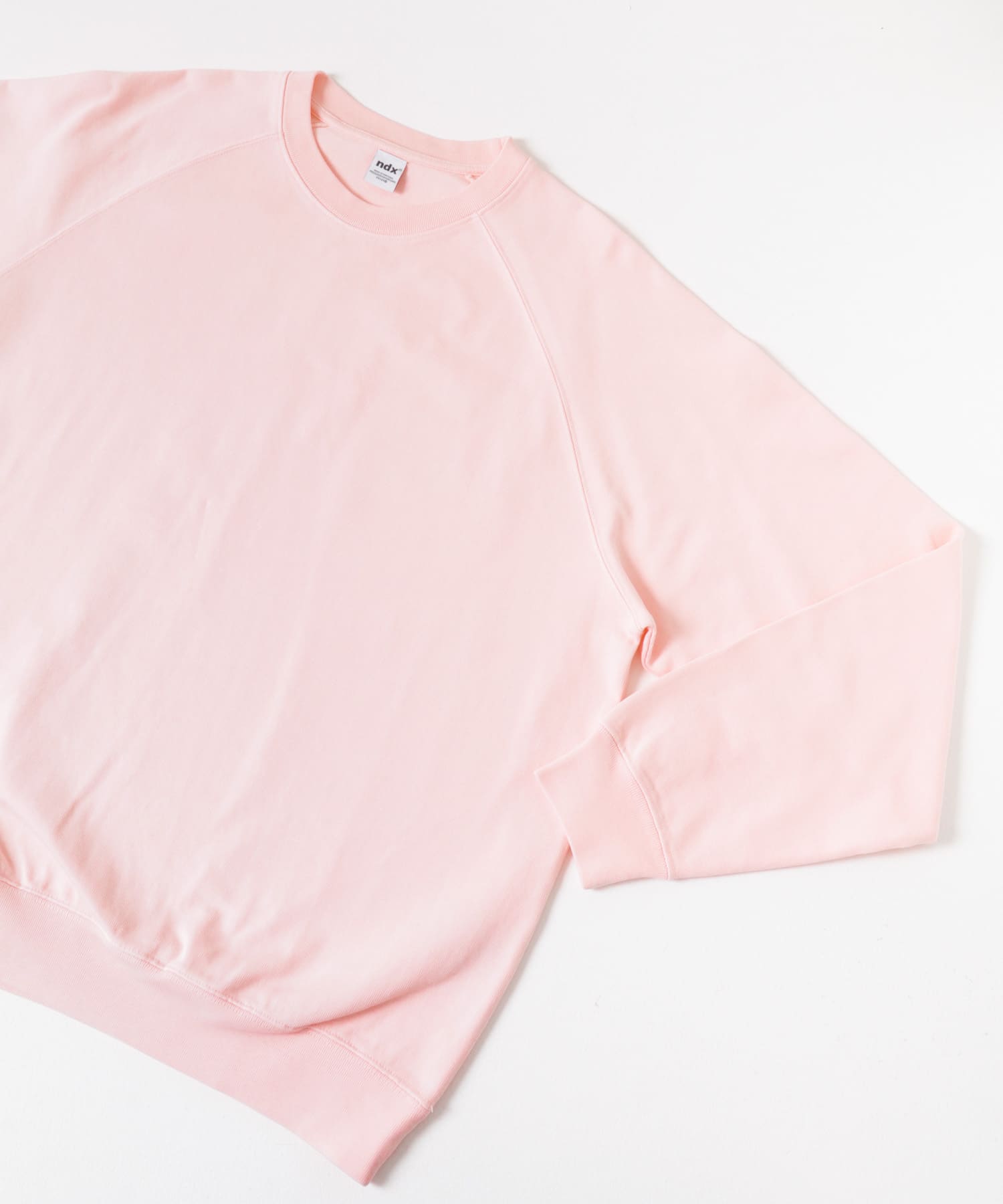 ndx　RaglanSweat ROSE BLUSH M