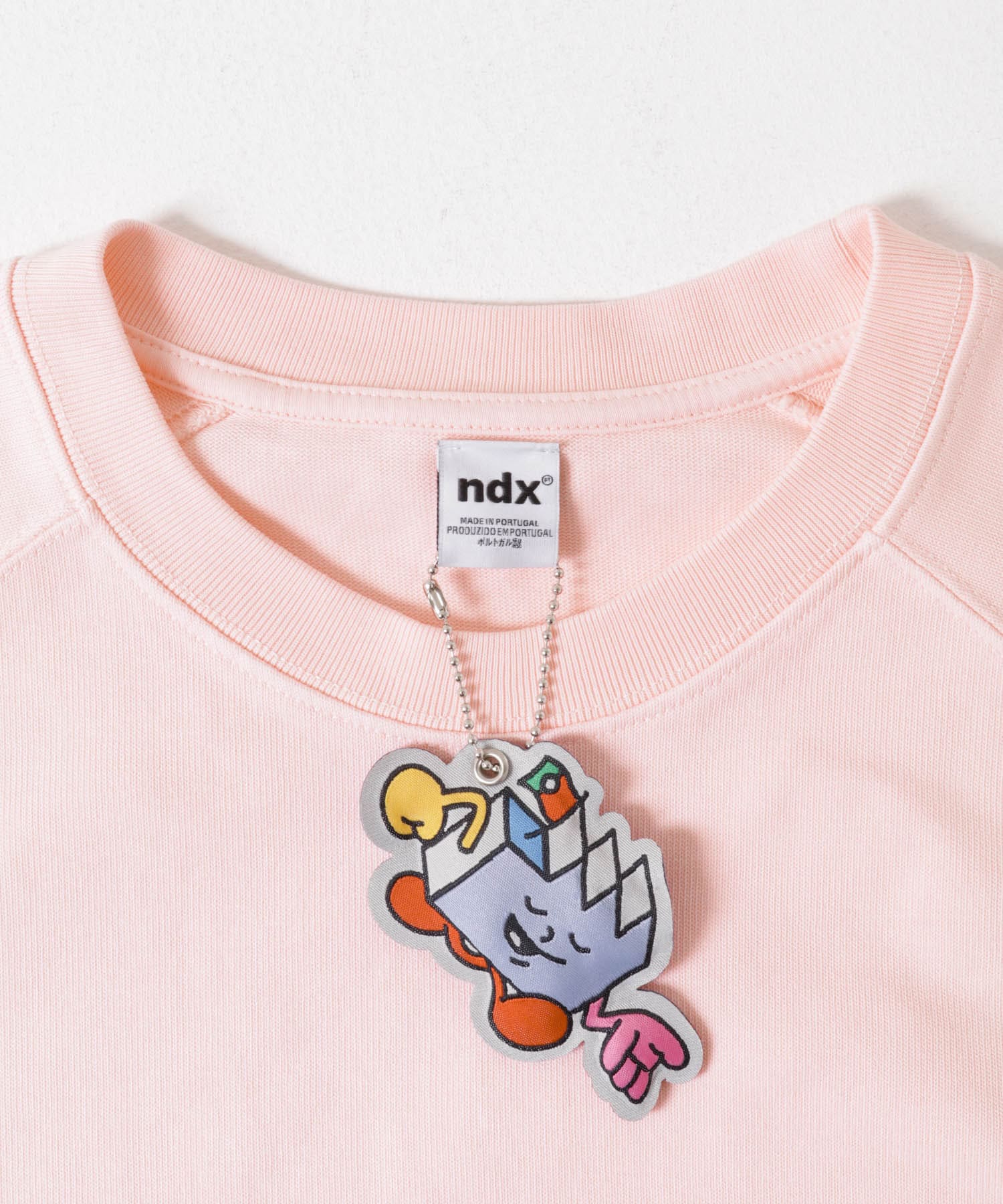 ndx　RaglanSweat ROSE BLUSH M