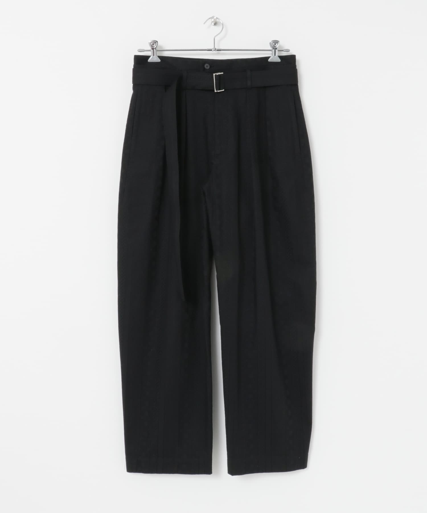 SEEALL　MANCHESTER PANTS BLK×BLK 3