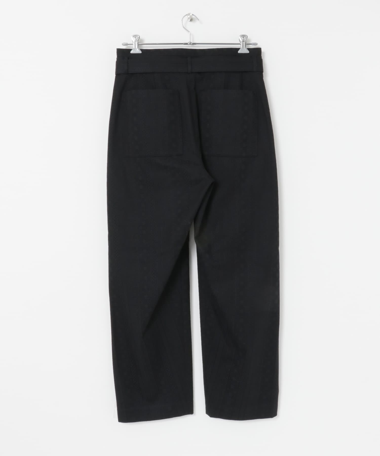 SEEALL　MANCHESTER PANTS BLK×BLK 3