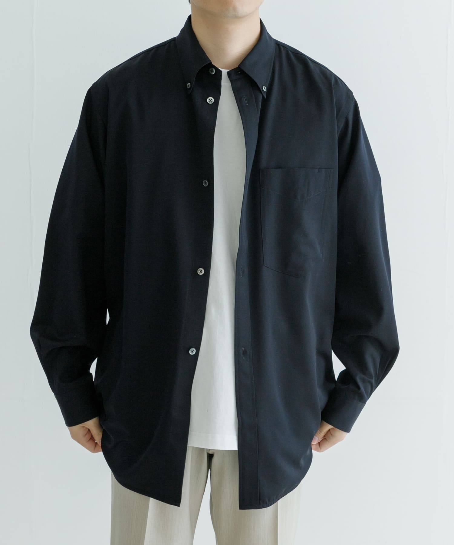 nym　MINIMAL GAB BUTTONDOWN SHIRTS