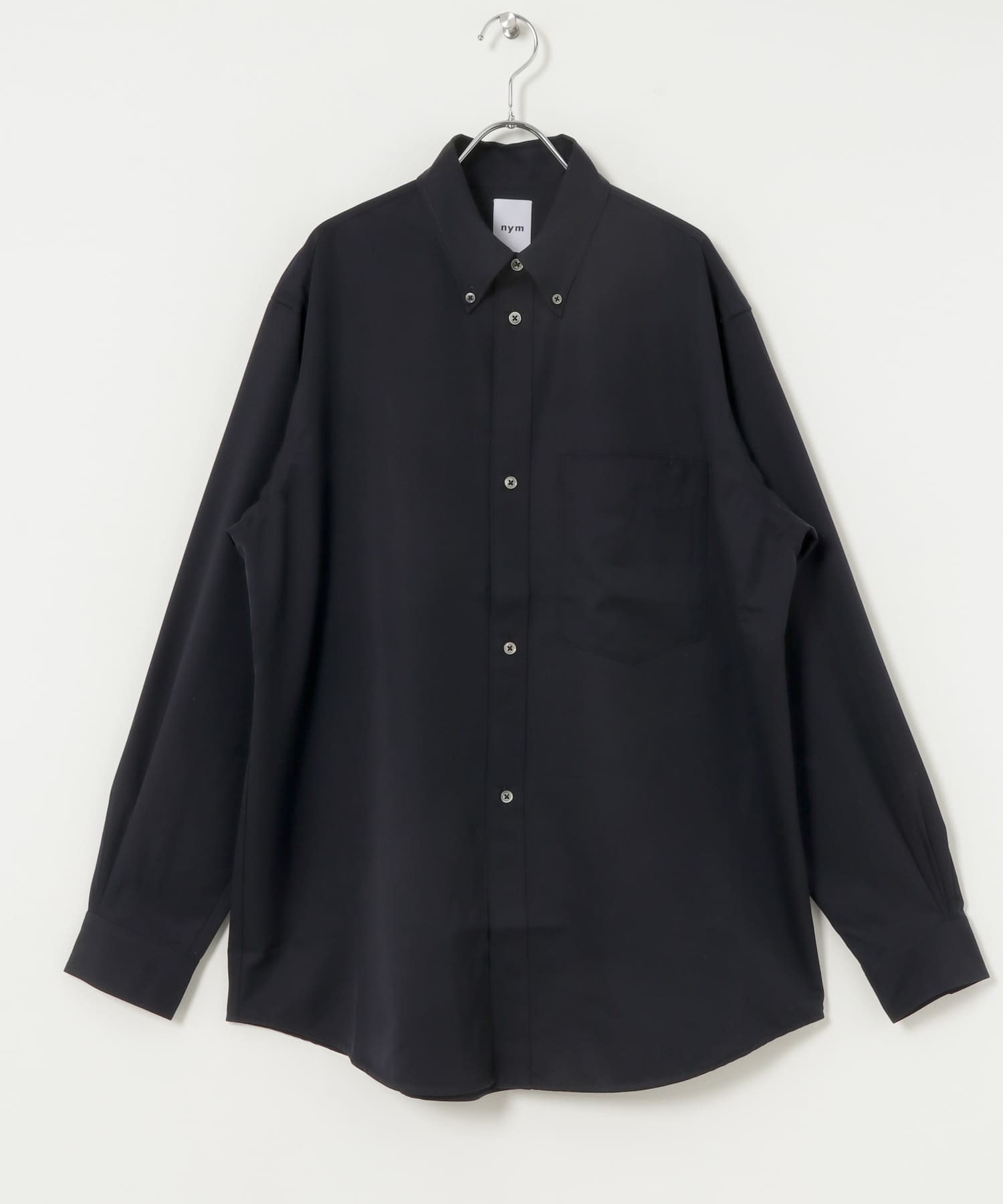 nym　MINIMAL GAB BUTTONDOWN SHIRTS NAVY M