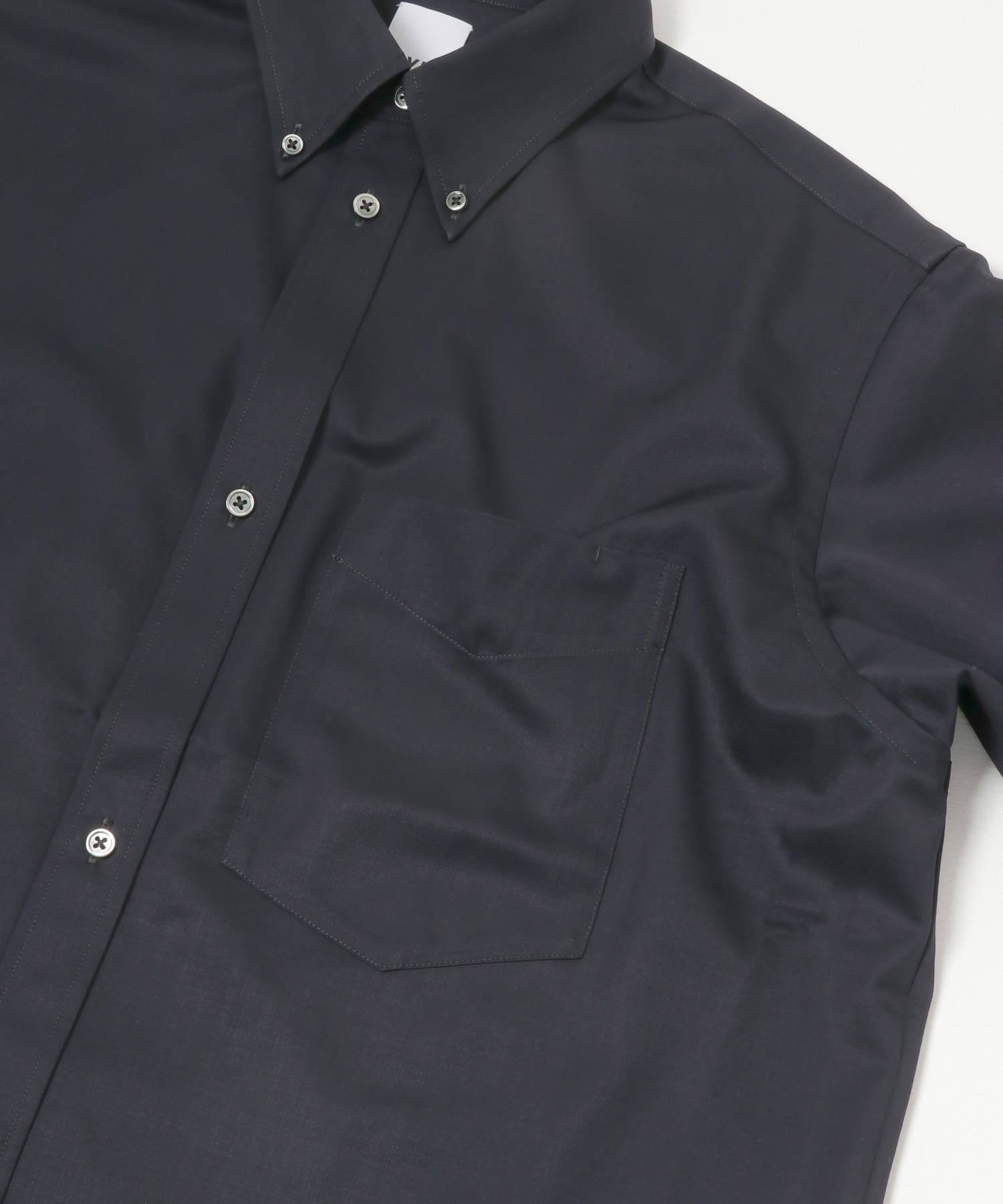 nym　MINIMAL GAB BUTTONDOWN SHIRTS NAVY M