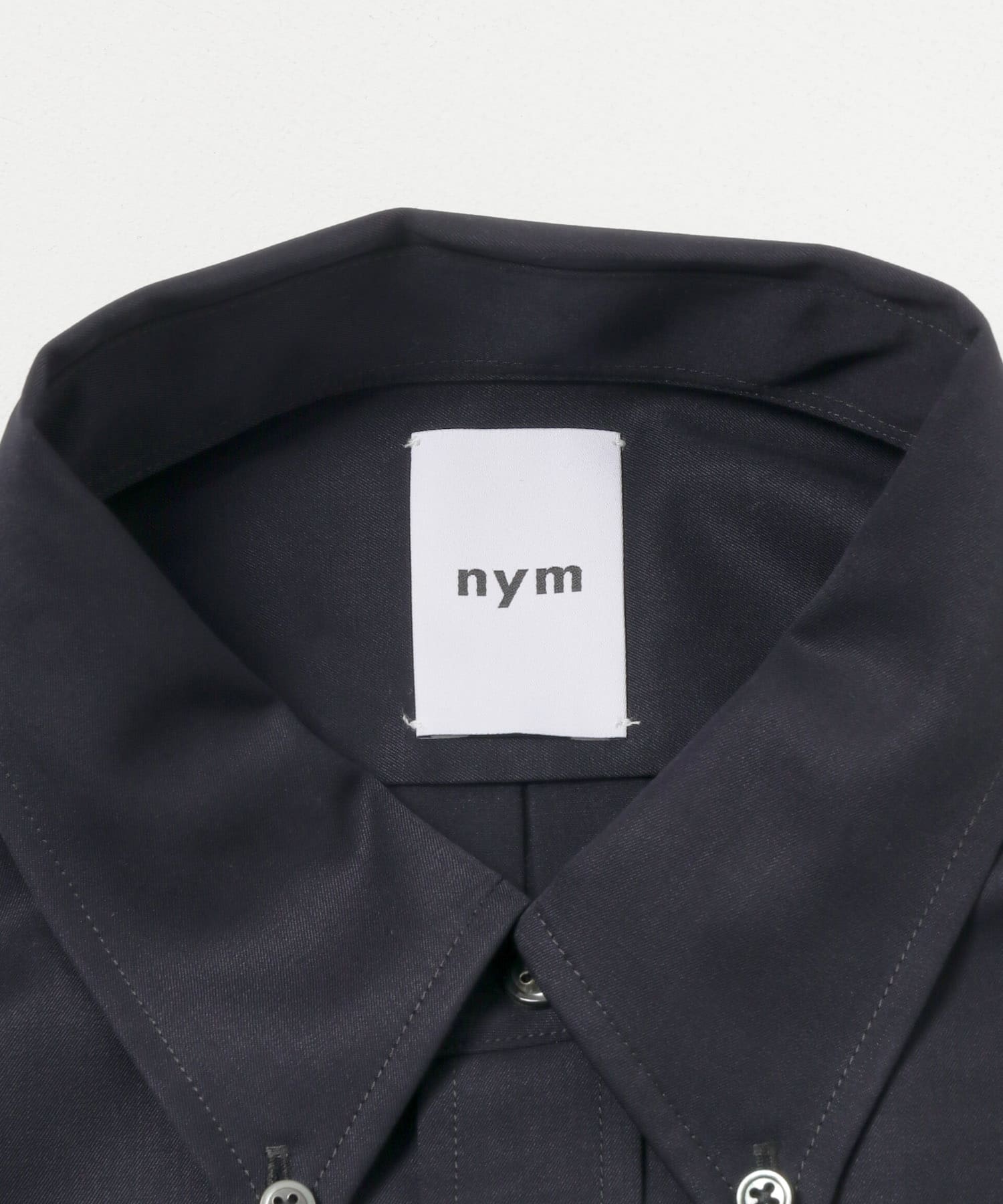 nym　MINIMAL GAB BUTTONDOWN SHIRTS NAVY M