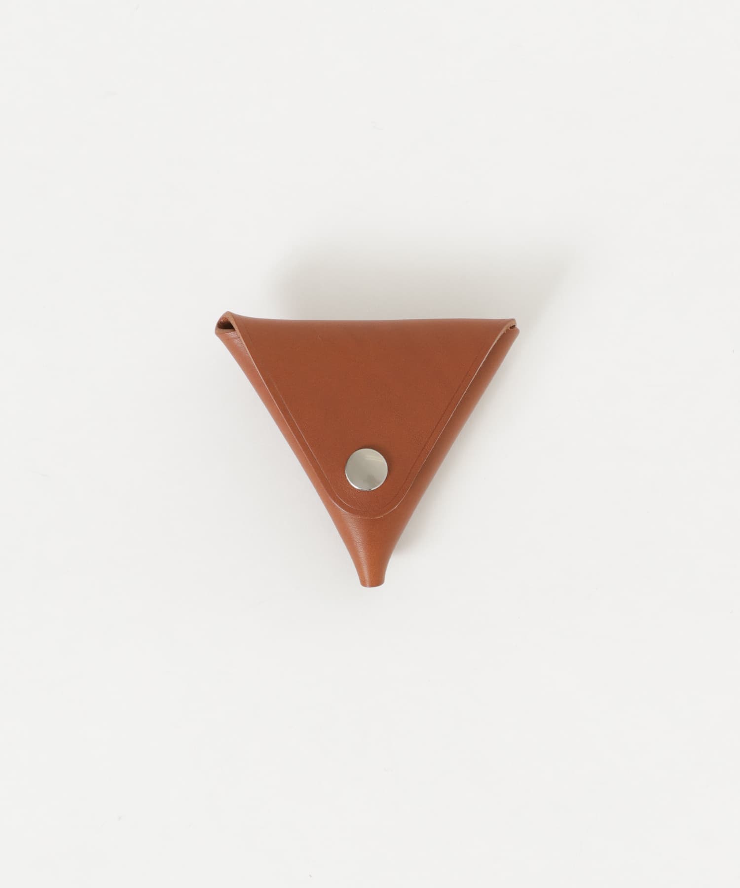 Hender Scheme　triangle coin case brown FREE