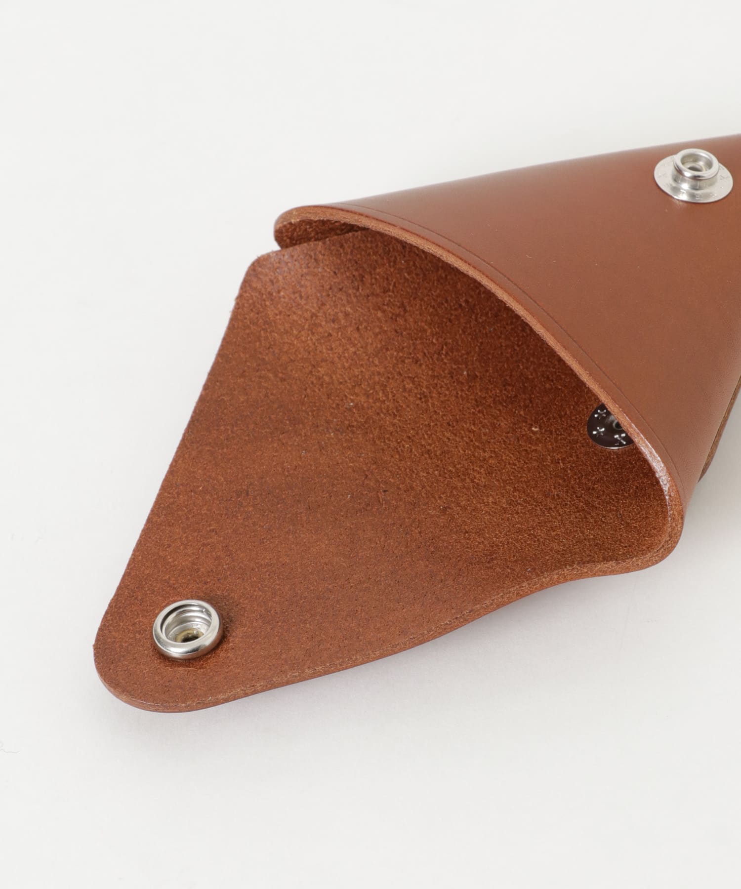Hender Scheme　triangle coin case brown FREE