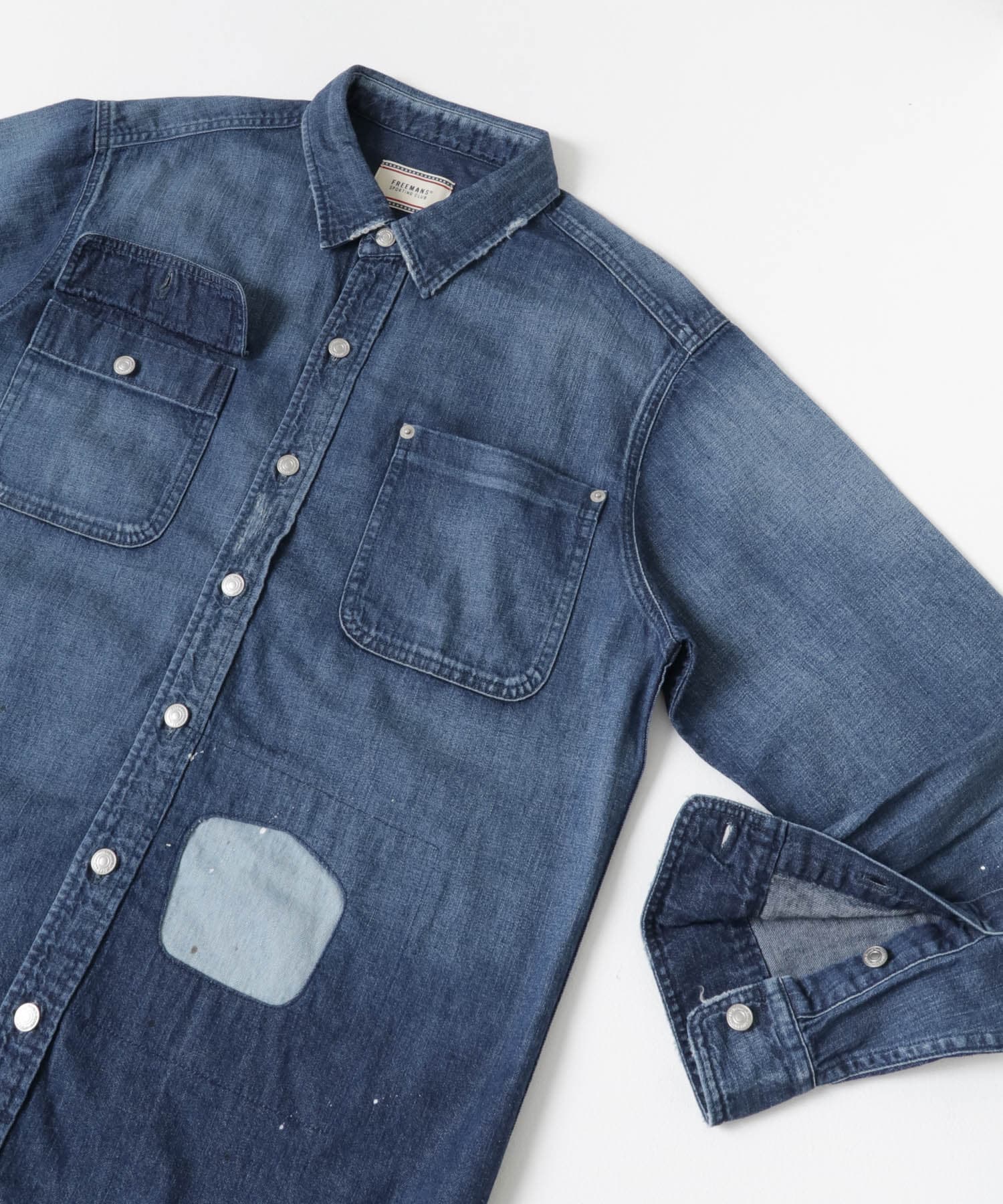 FREEMANS SPORTING CLUB　GREAT JONES JEAN SHIRT 115Wユーズド S