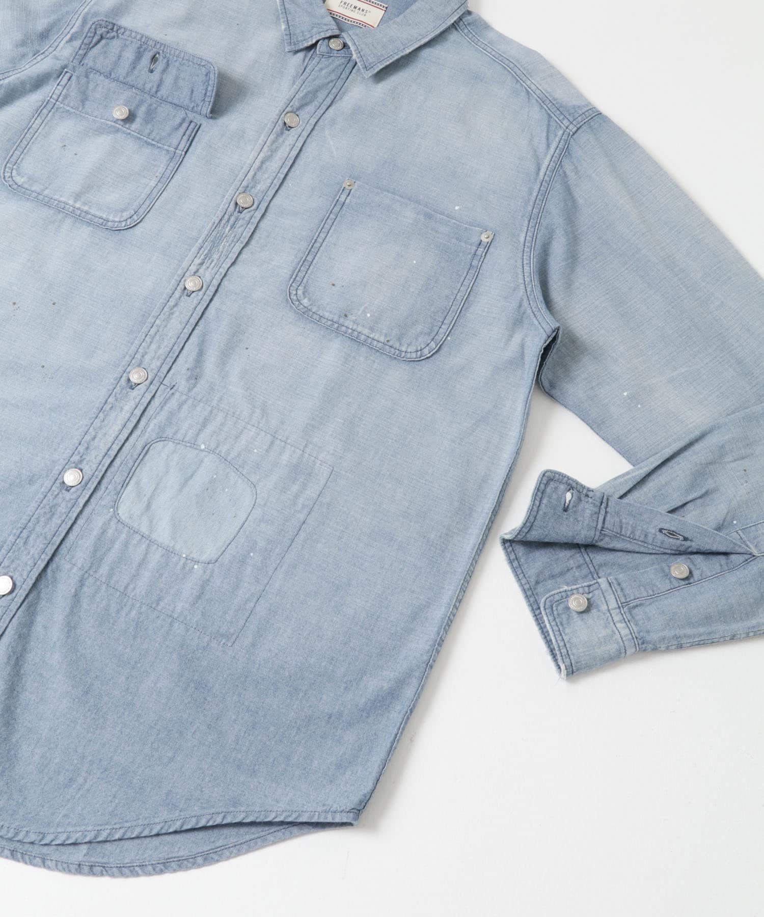 FREEMANS SPORTING CLUB　GREAT JONES JEAN SHIRTS 115Wユーズド S