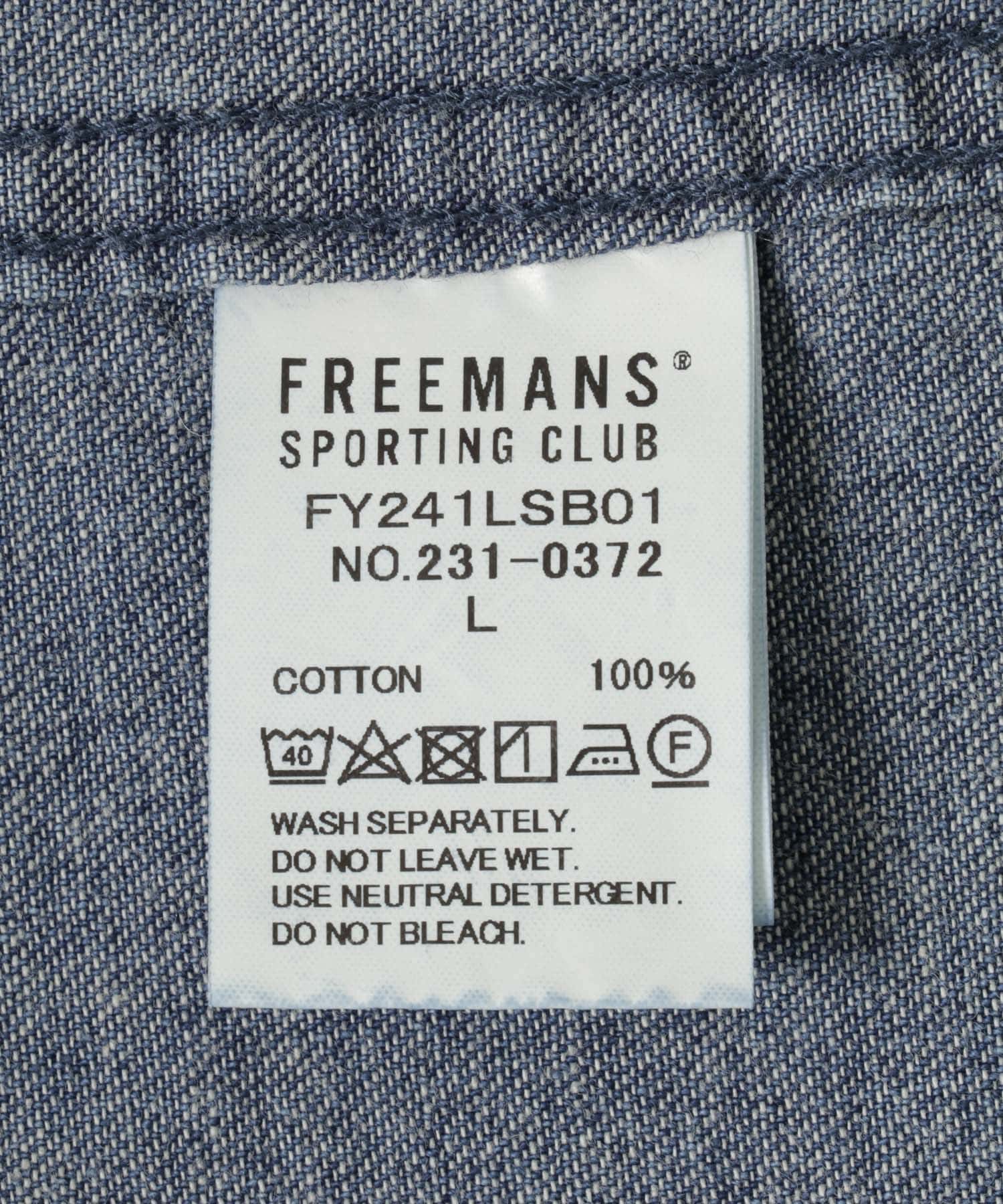 FREEMANS SPORTING CLUB　HOOK CREEK JEAN SHIRTS 215Wユーズド S