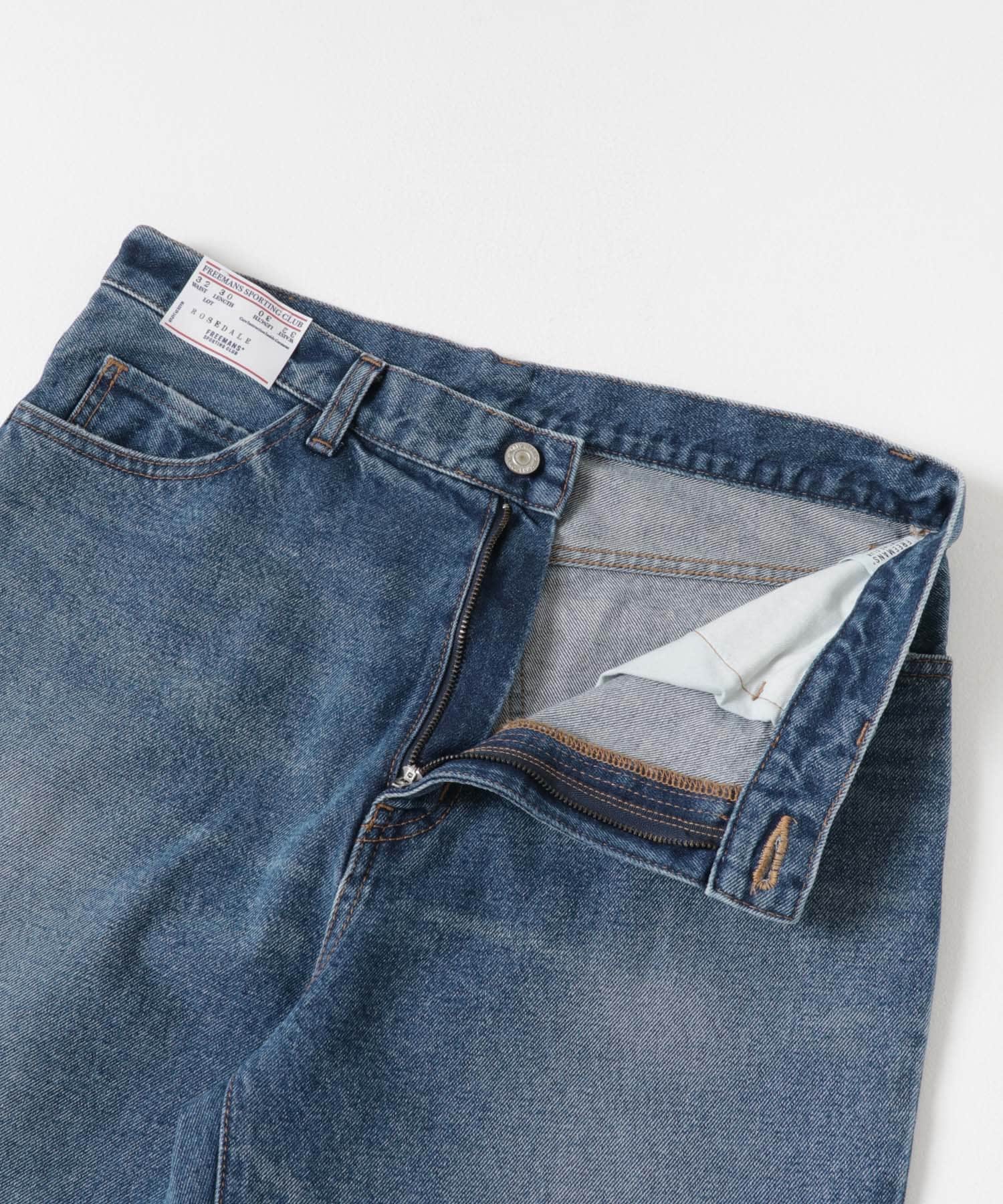 FREEMANS SPORTING CLUB　ROSEDALE JEANS STRAIGHT 15ユーズド 28