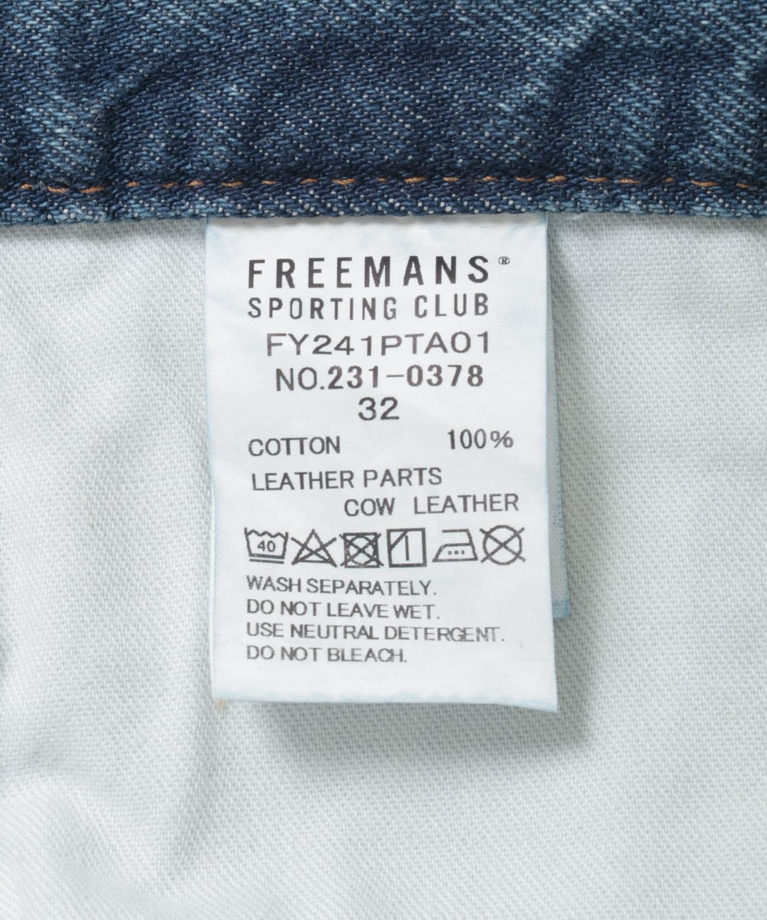 FREEMANS SPORTING CLUB　ROSEDALE JEANS STRAIGHT 15ユーズド 28