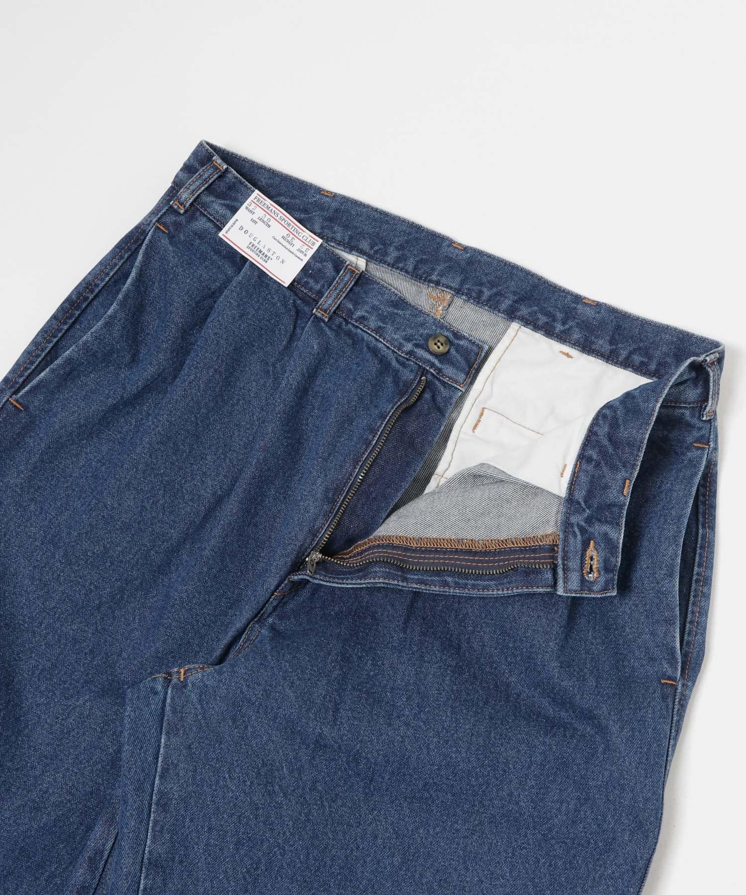 FREEMANS SPORTING CLUB　DOUGLASTON DENIM TROUSERS 14アンティーク 28