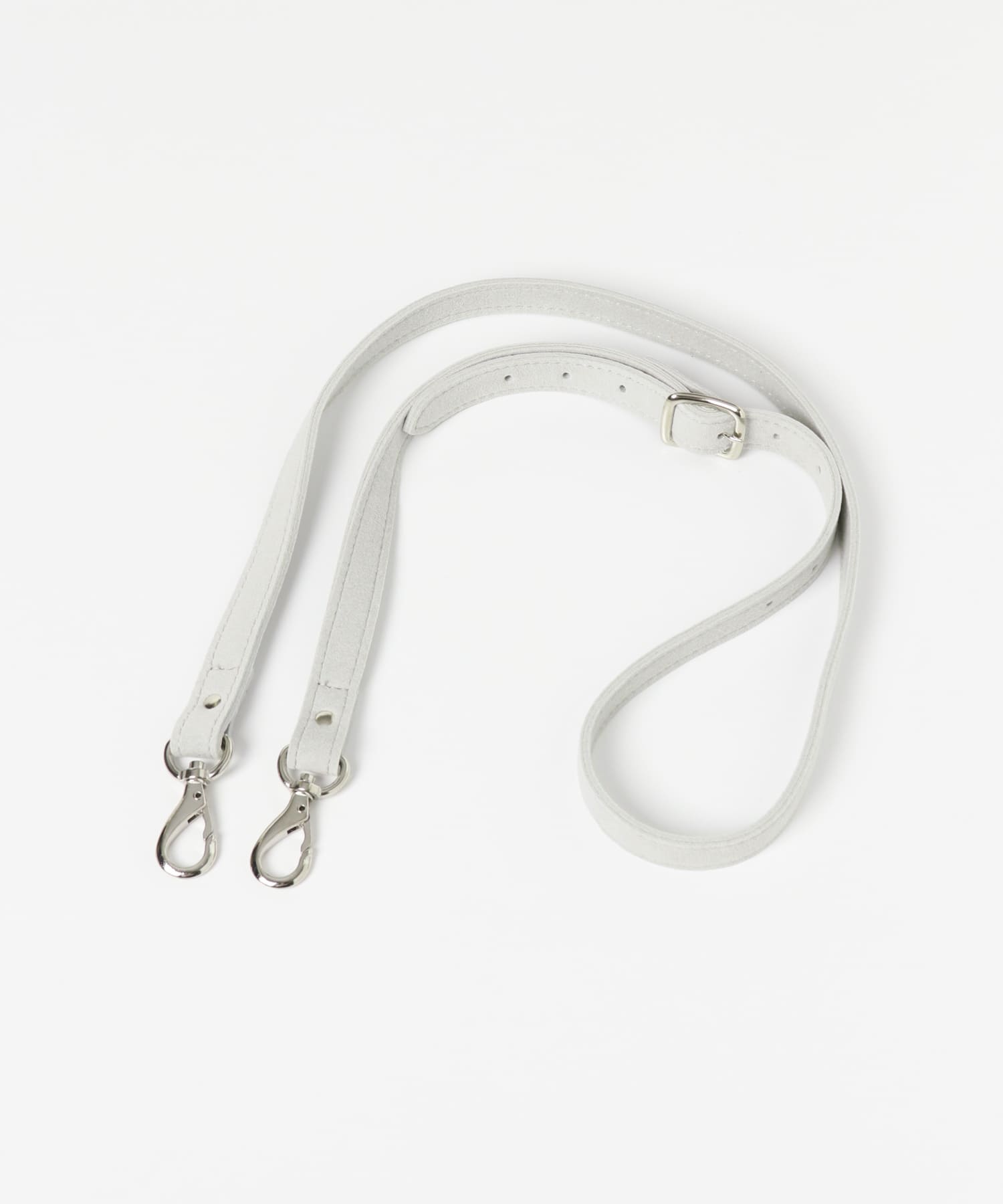 YOUNG&OLSEN　ULTRASUEDE SHOULDER STRAP PLATINUM -