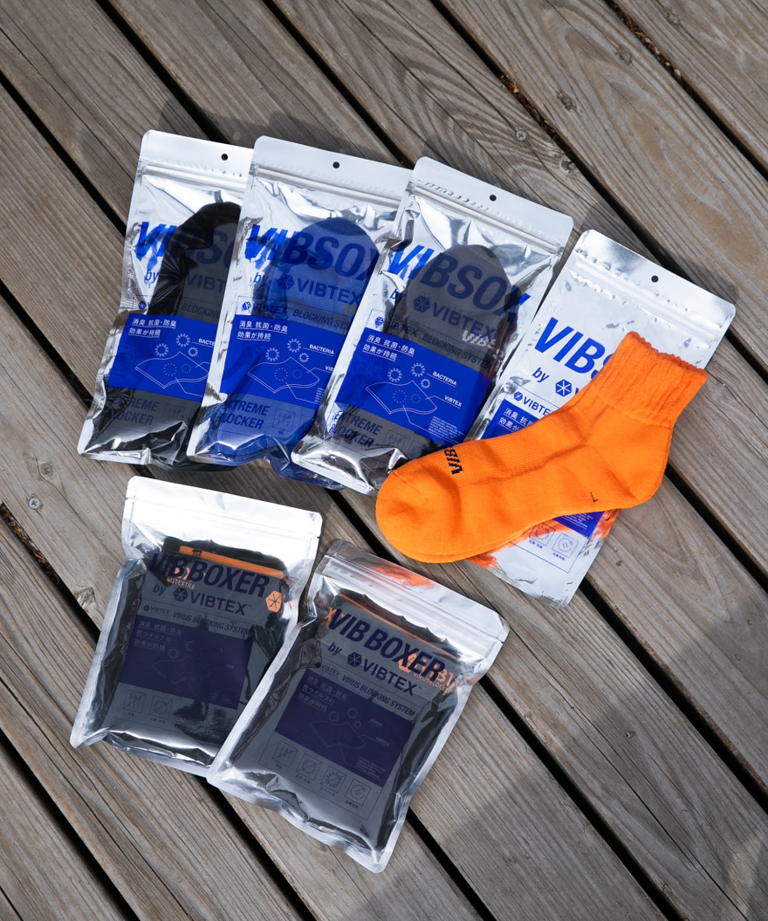 『一部別注カラー』VIBSOX　VIBSOX SHORT WHITE FREE