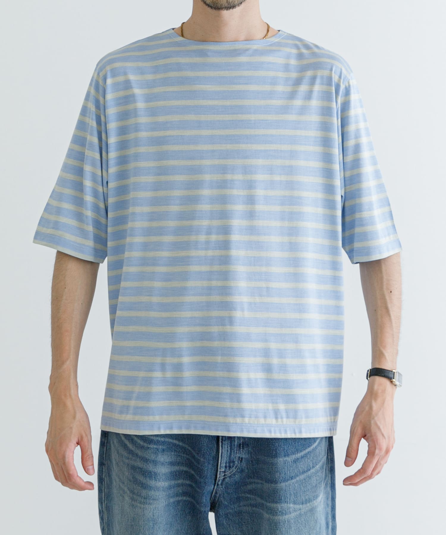 MAATEE&SONS　SILK BOAT SHORTS SLEEVE