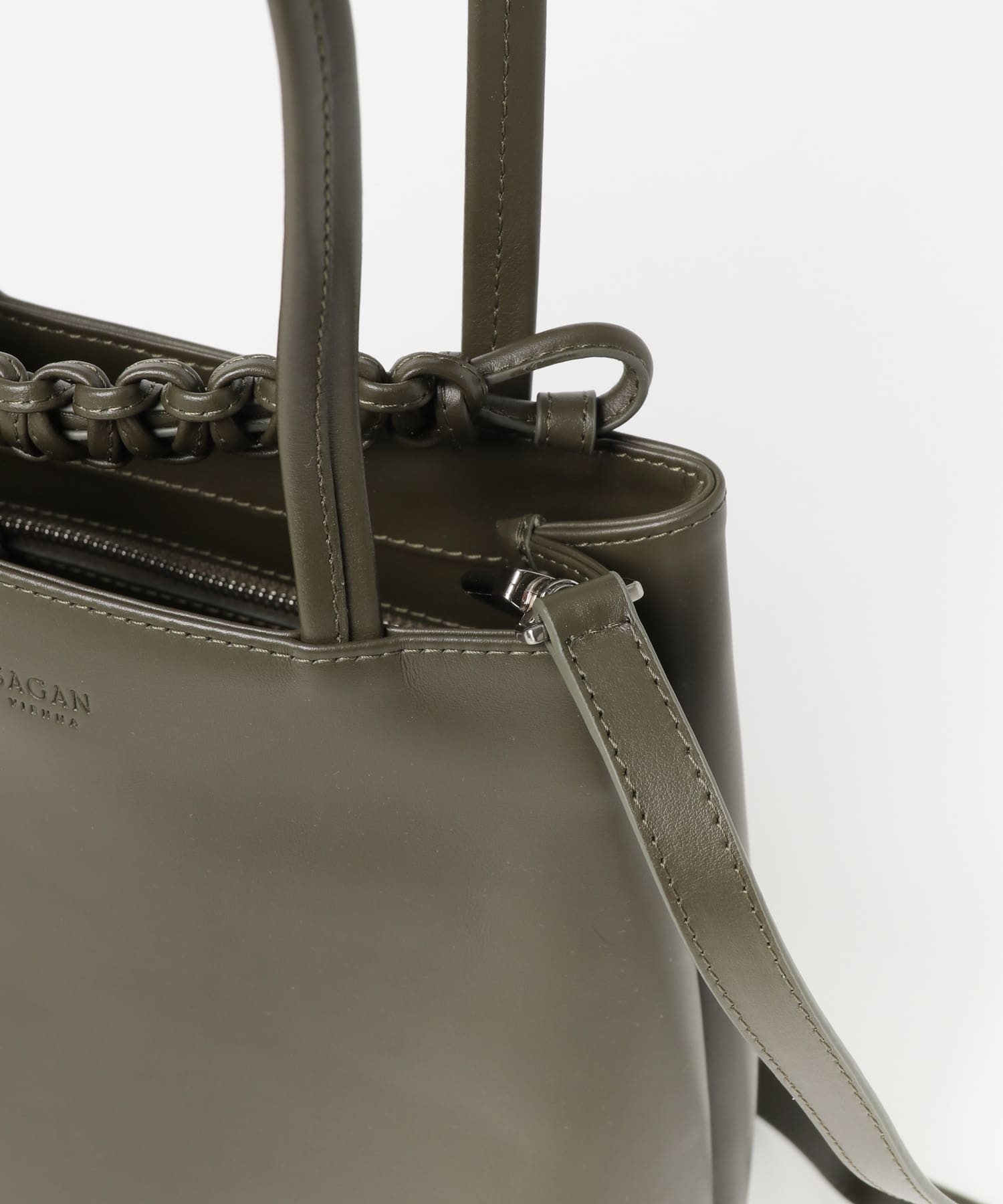 SAGAN VIENNA　PAZAR TOTE BAG NANO OLIVE GRN -