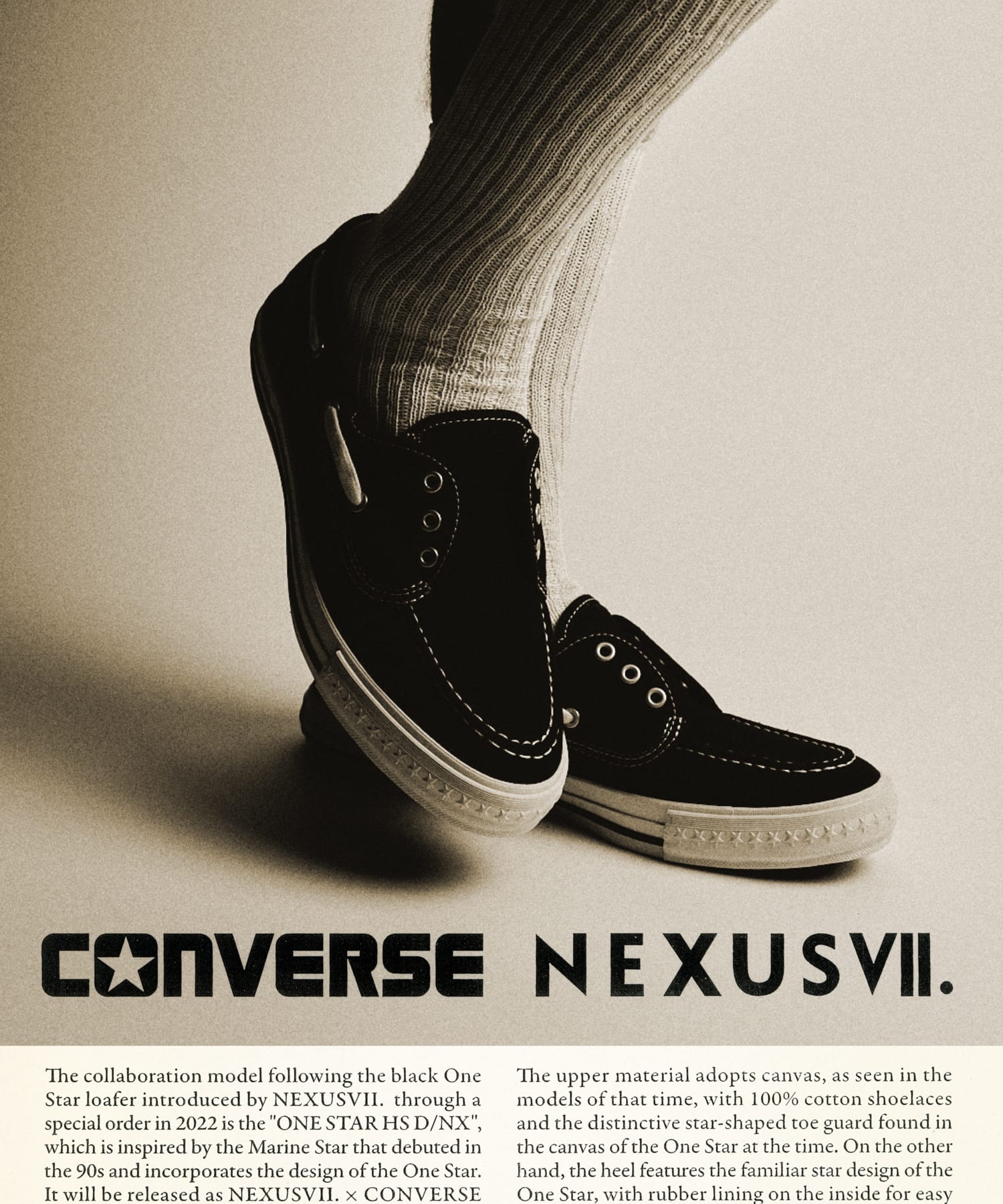 NEXUSVII.×CONVERSE　ONE STAR HS D / NX BLACK 23