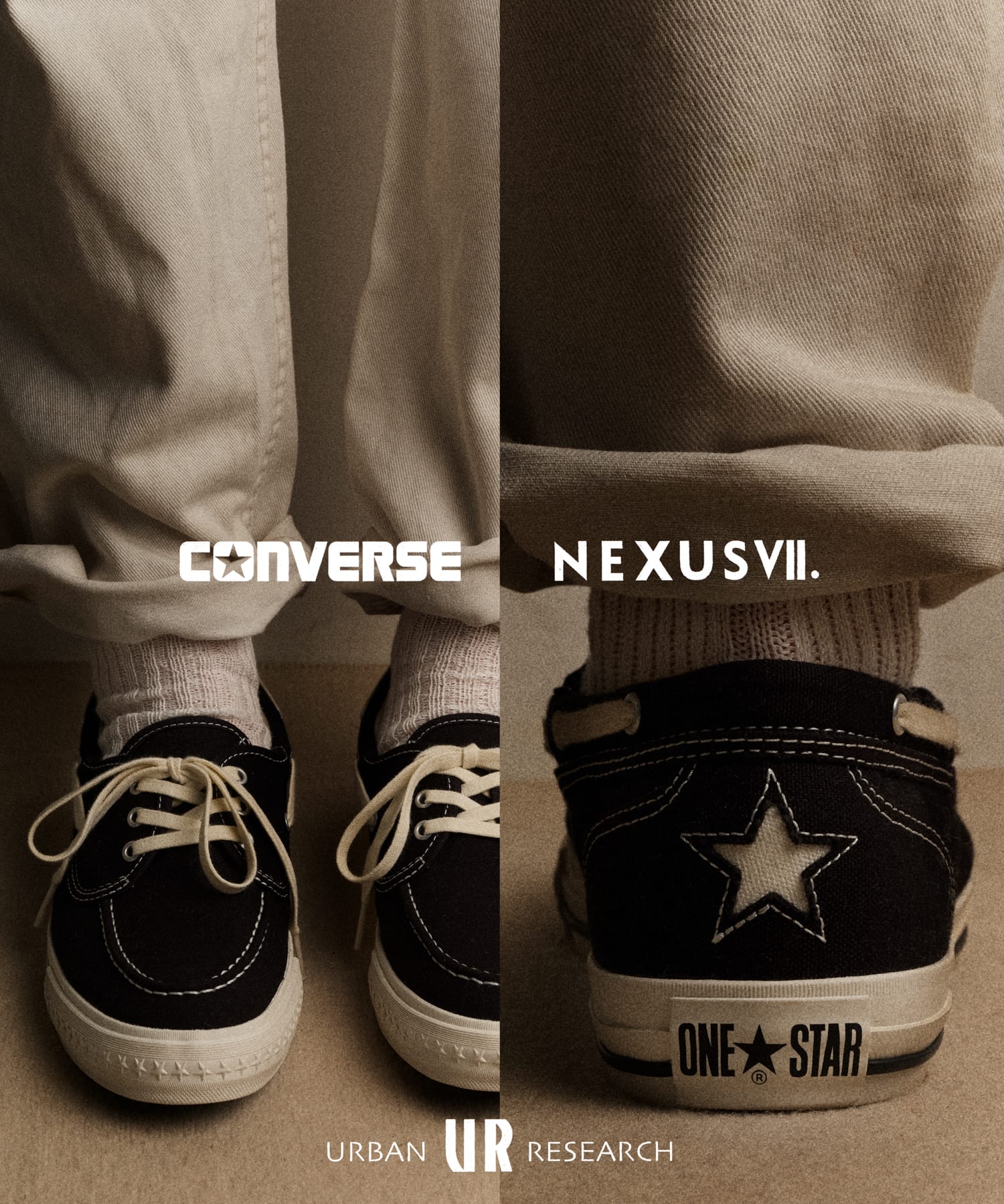 NEXUSVII.×CONVERSE ONE STAR HS D / NX(23 BLACK): シューズ｜URBAN