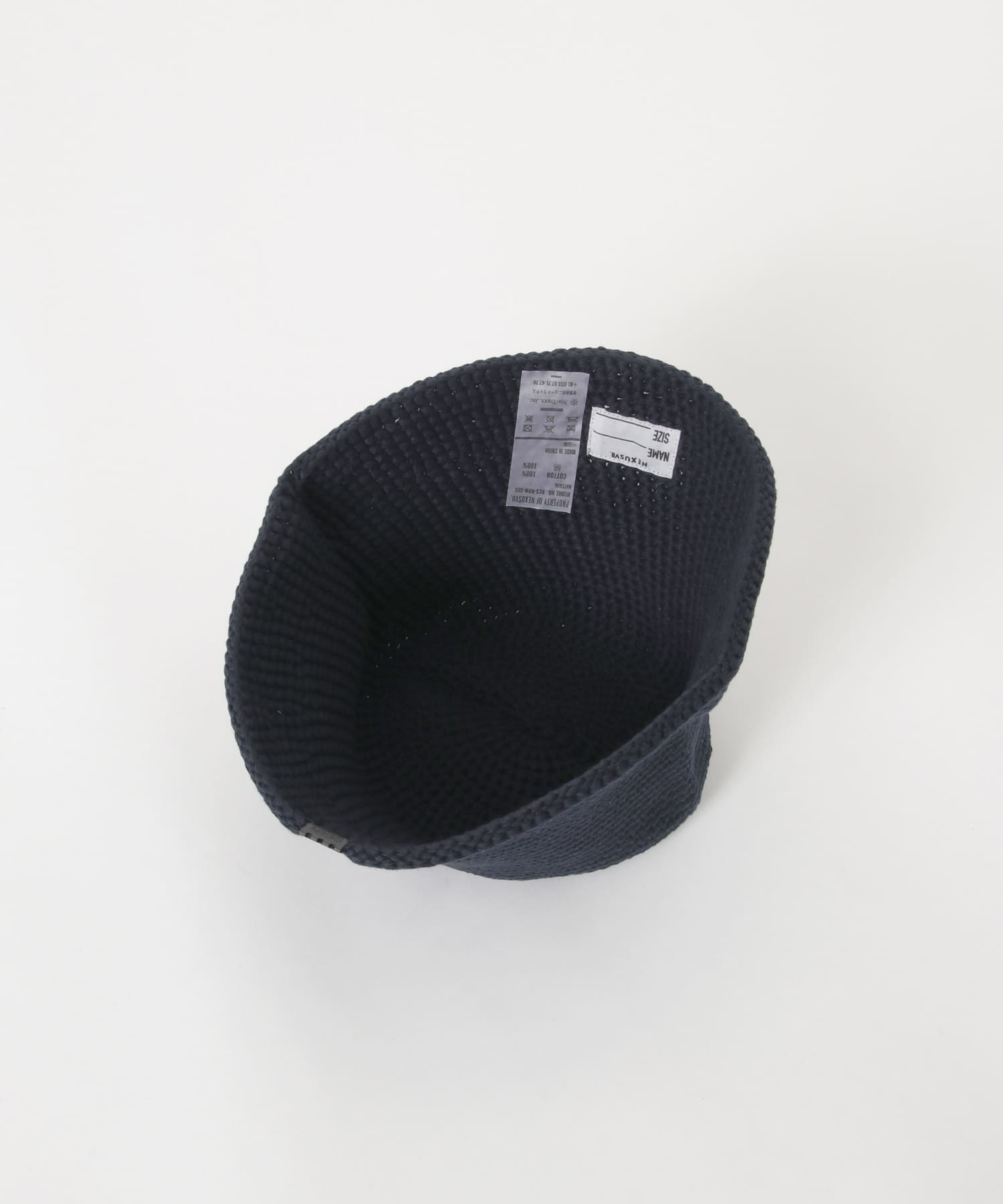 NEXUSVII.　BLADE KNIT HAT NAVY -