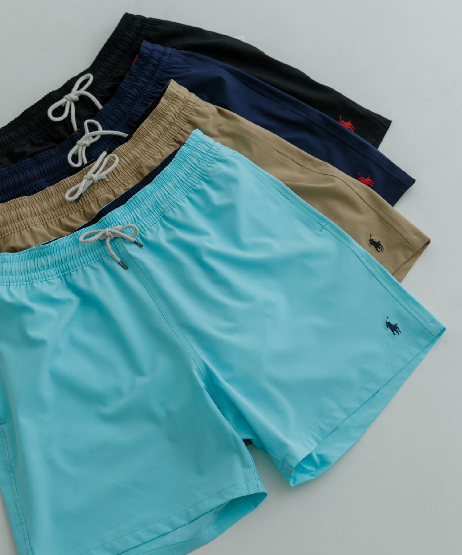 POLO RALPH LAUREN　TRAVELER SWIM SHORT H.BLUE M