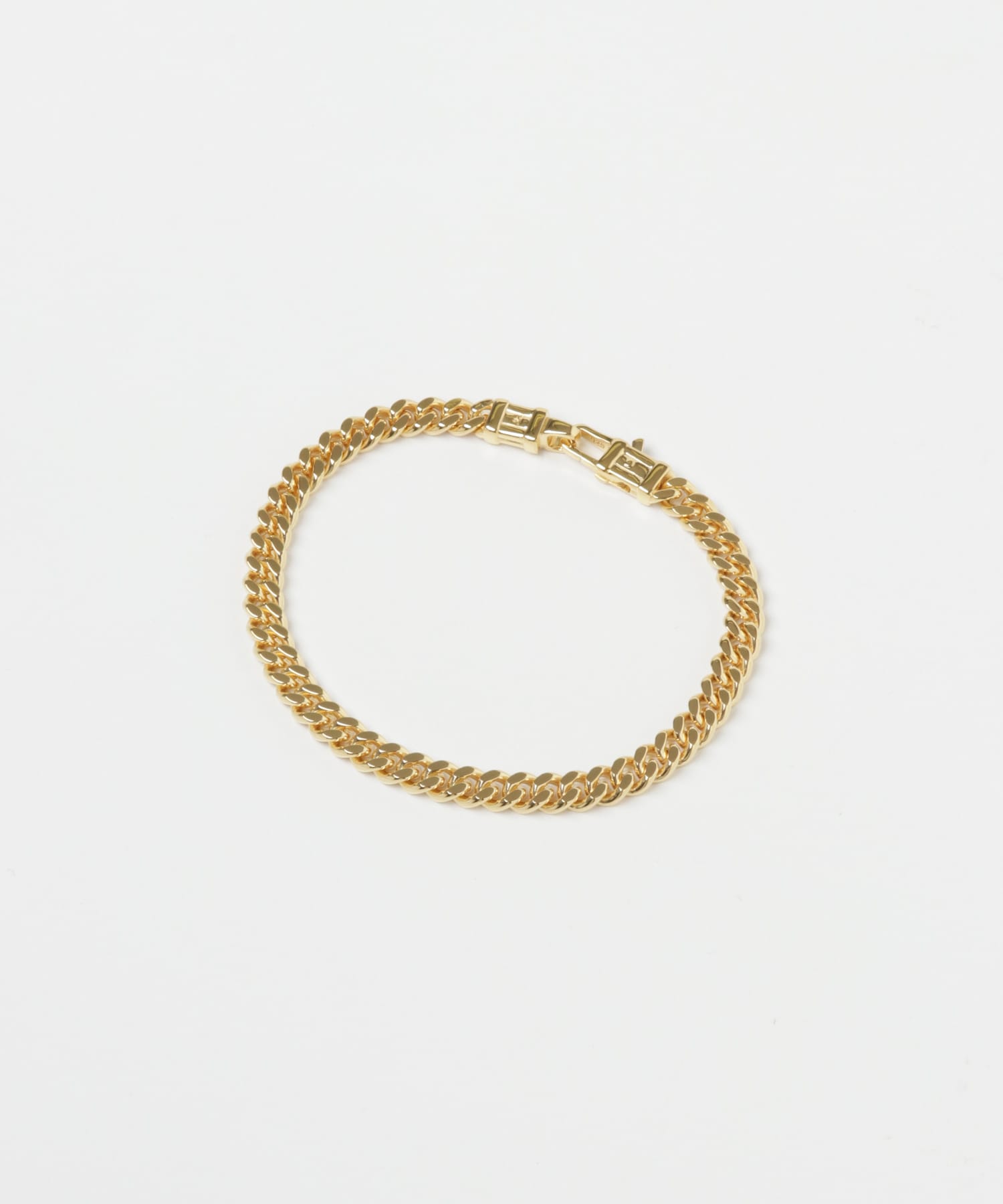TOM WOOD　Curb Bracelet L Gold