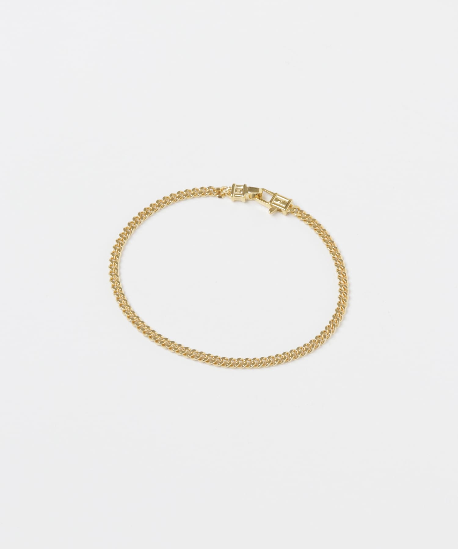 TOM WOOD　Curb Bracelet M Gold