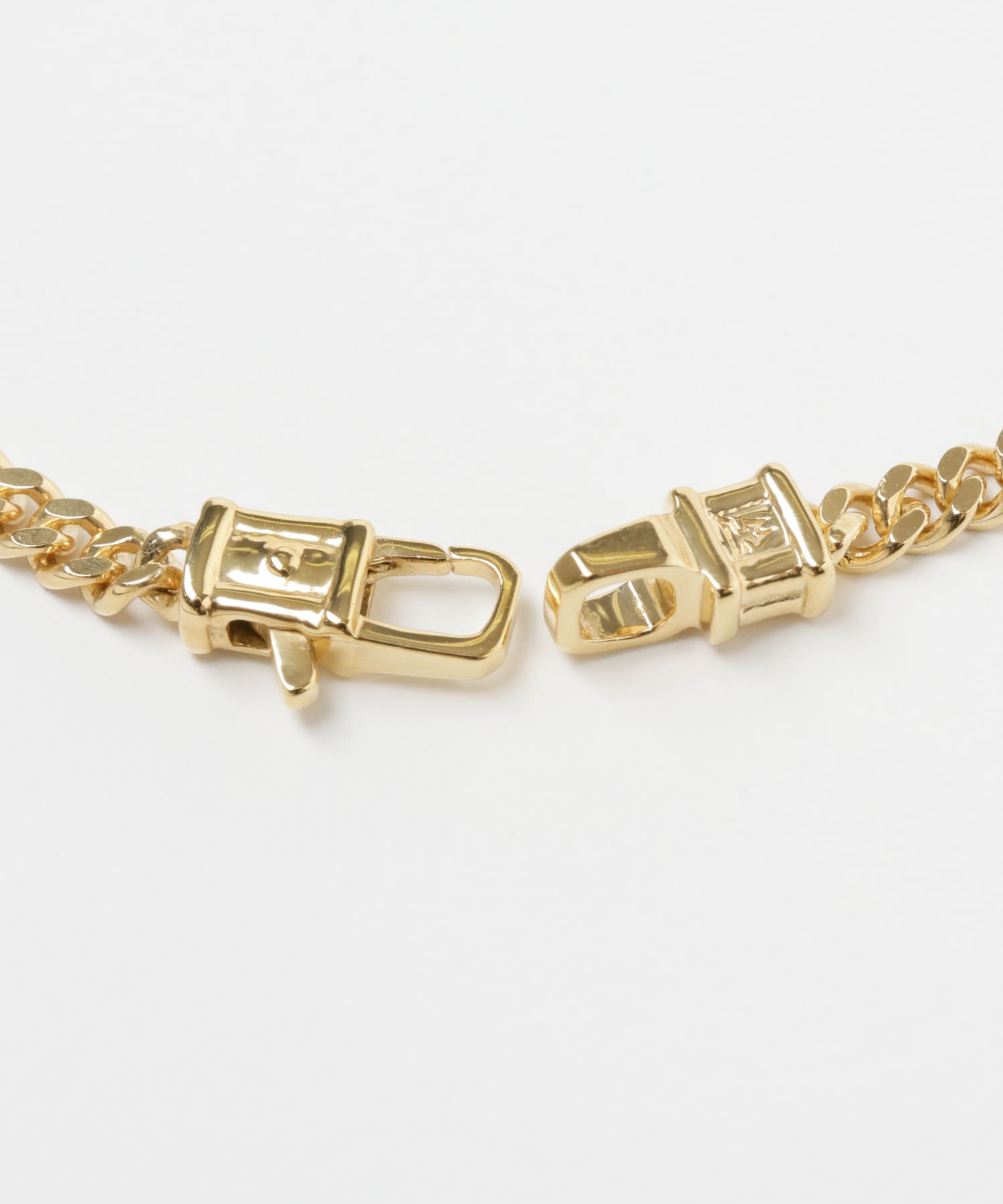 TOM WOOD　Curb Bracelet M Gold Gold 7