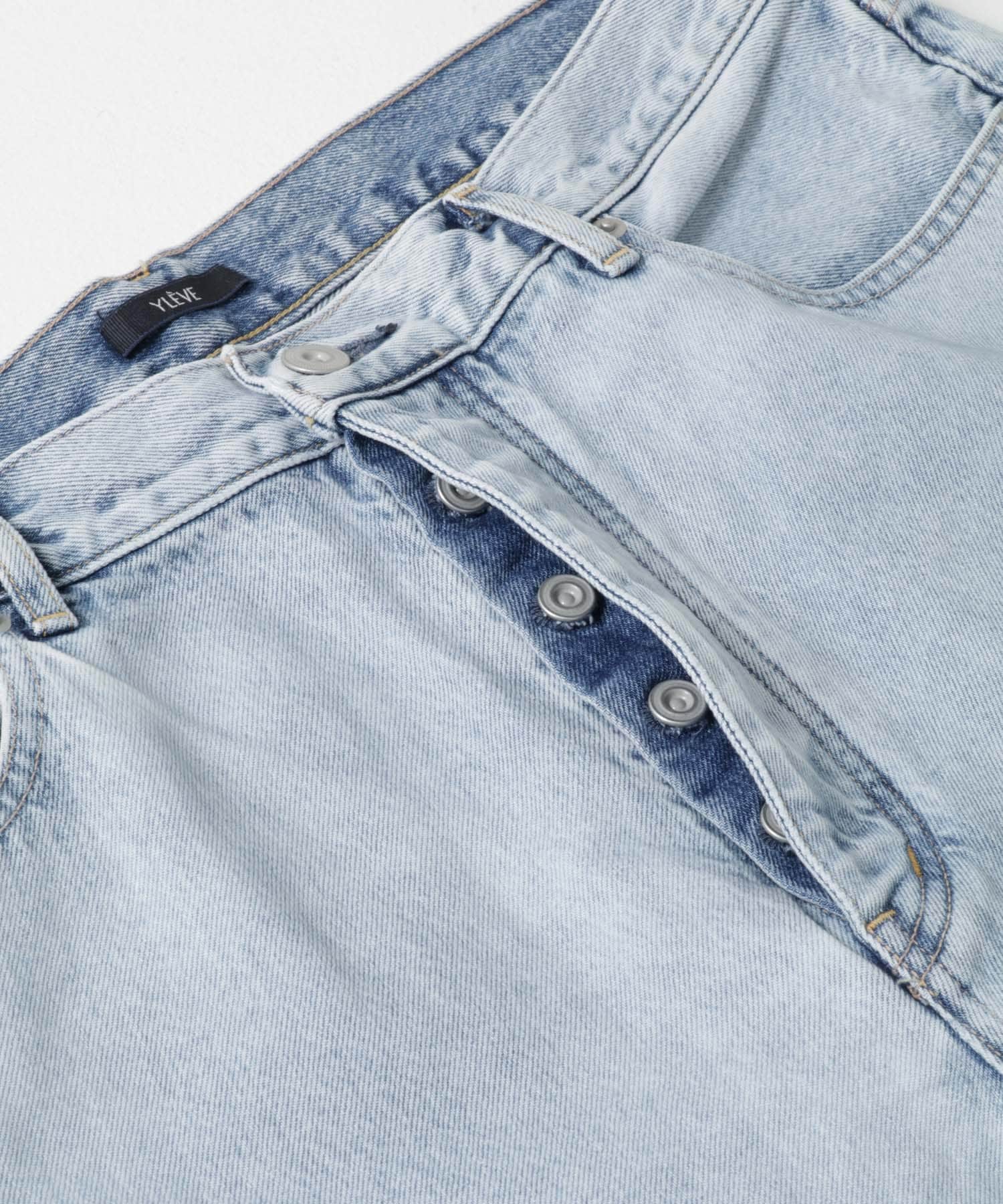 YLEVE　13.5oz DENIM STRAIGHT 110 I IDG 3