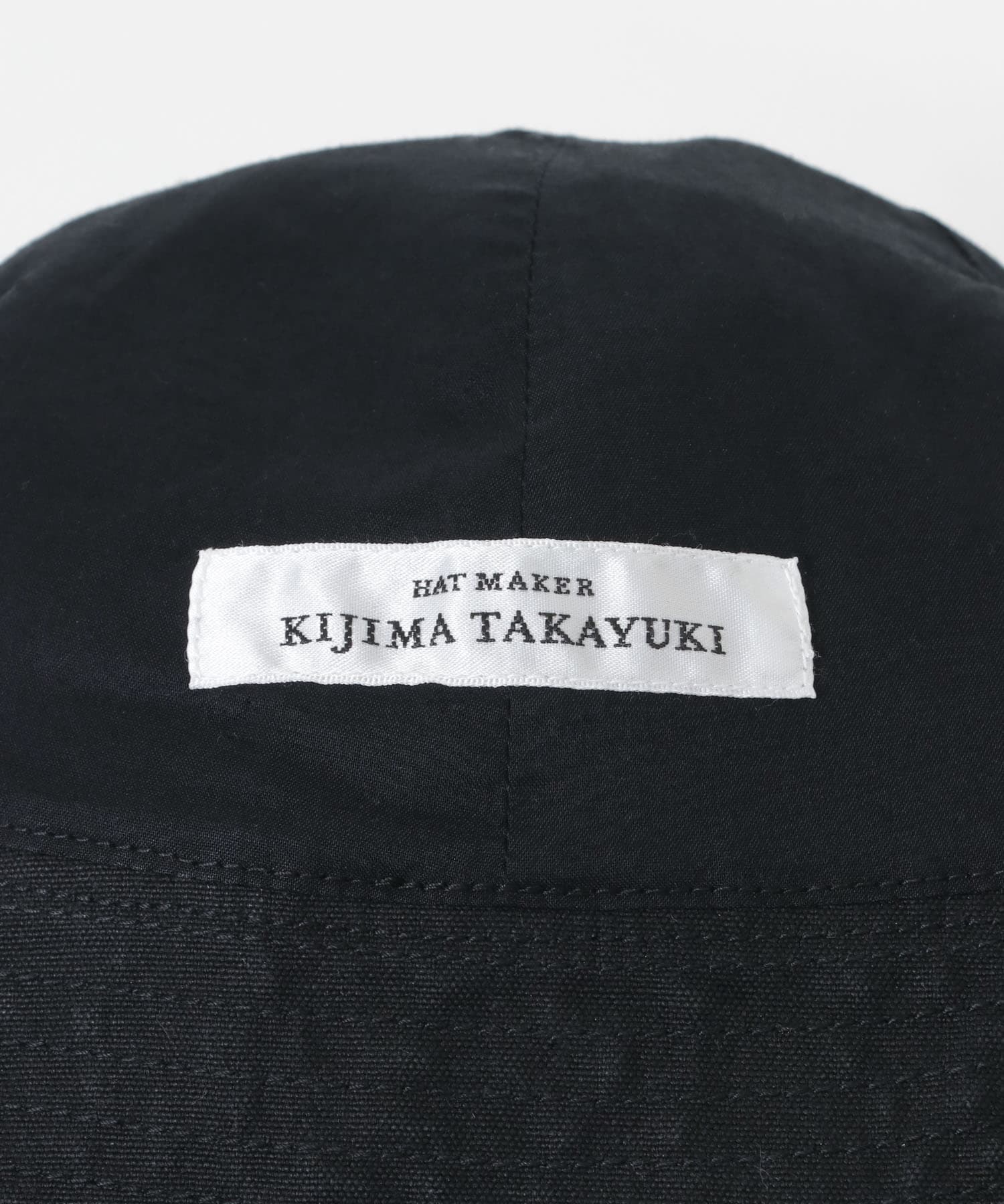 KIJIMA TAKAYUKI　PARAFFIN DUCK SAILOR HAT BLACK 01 2