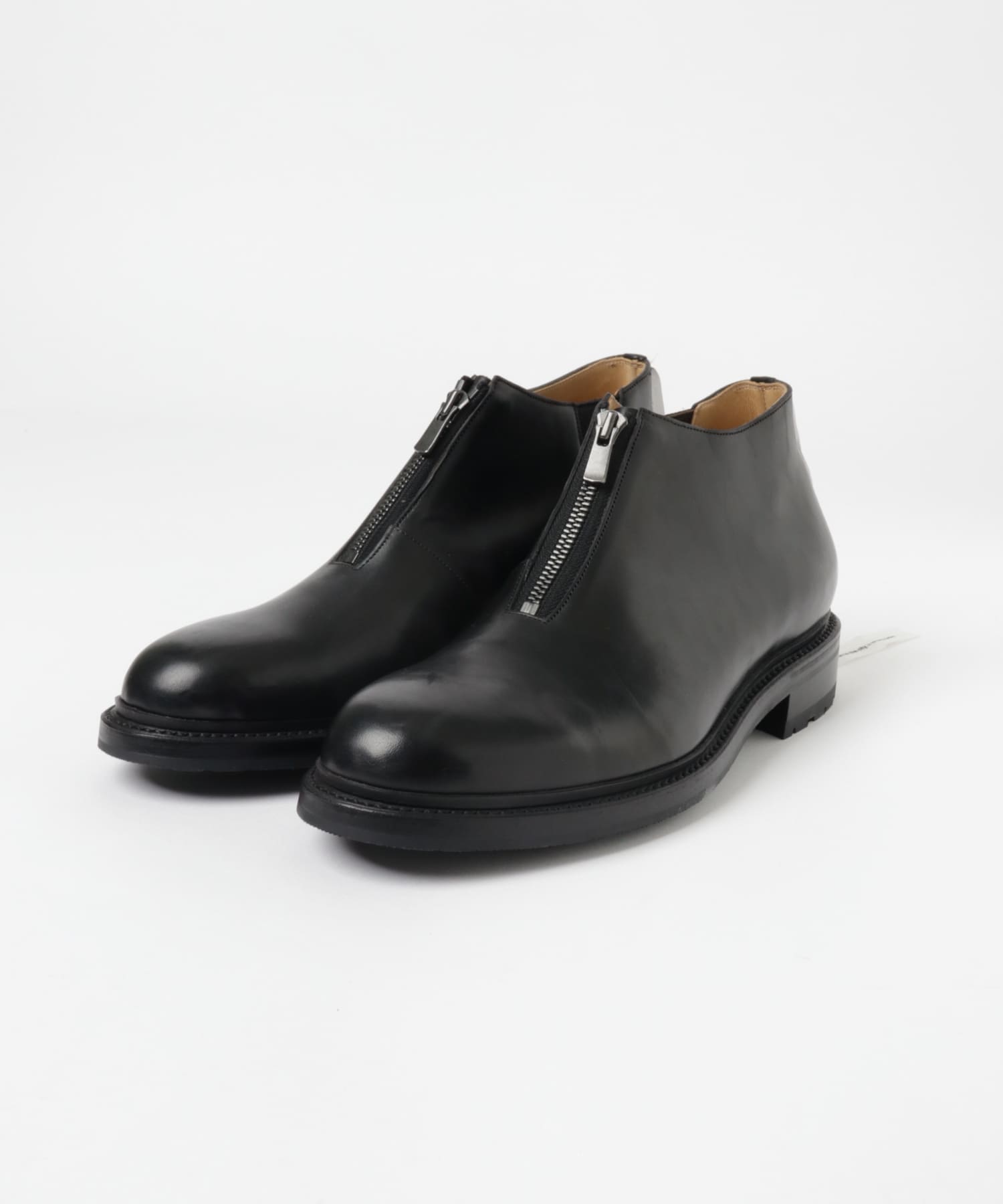 semoh　New Zipper Leather Shoes