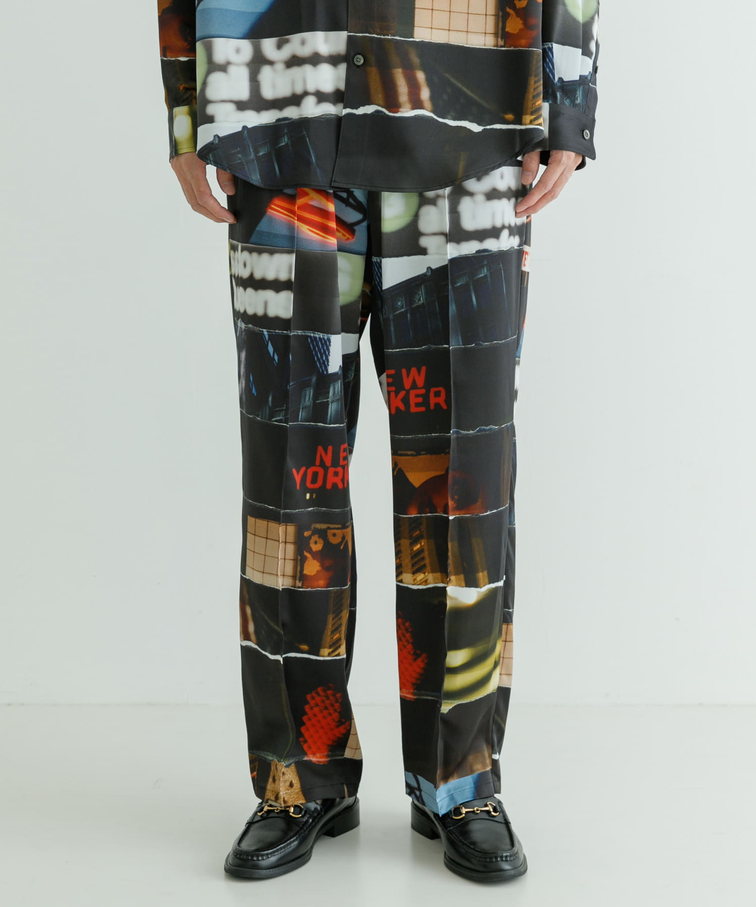 semoh　Pin Tuck Easy Trouser