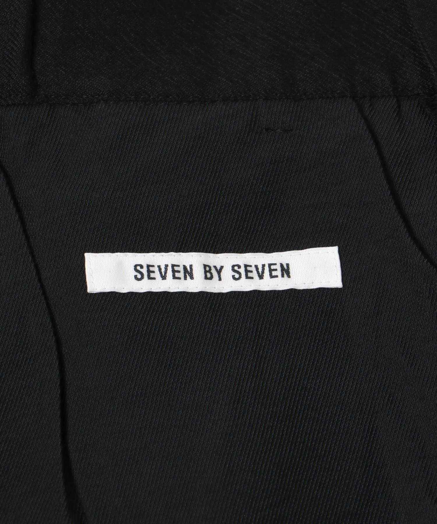 SEVEN BY SEVEN　EASY TROUSERS 010 BLK M