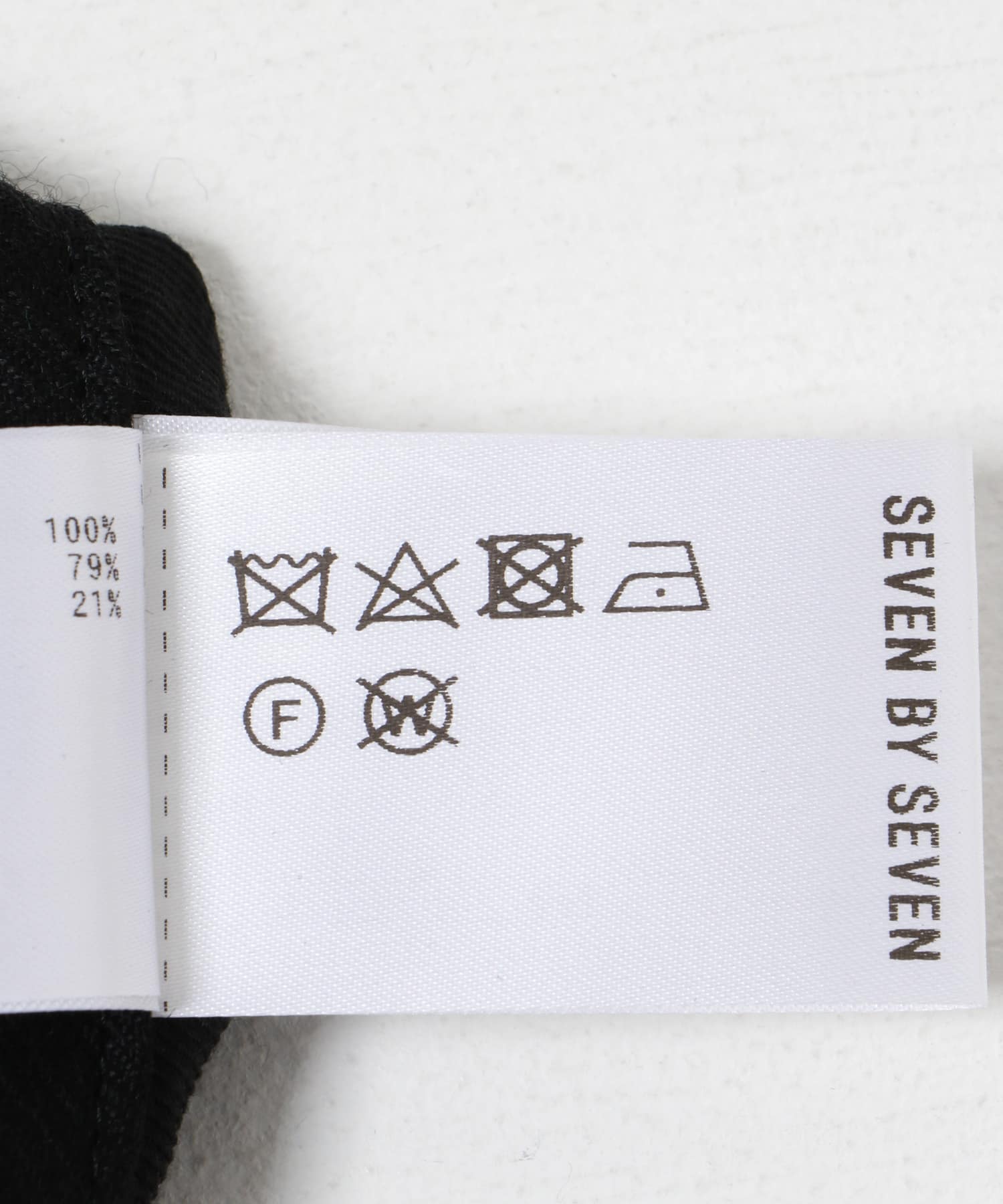 SEVEN BY SEVEN　EASY TROUSERS 010 BLK M