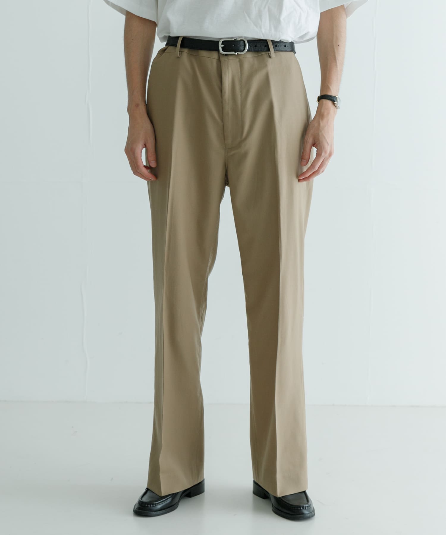 SEVEN BY SEVEN　WIDE FLARE TROUSERS