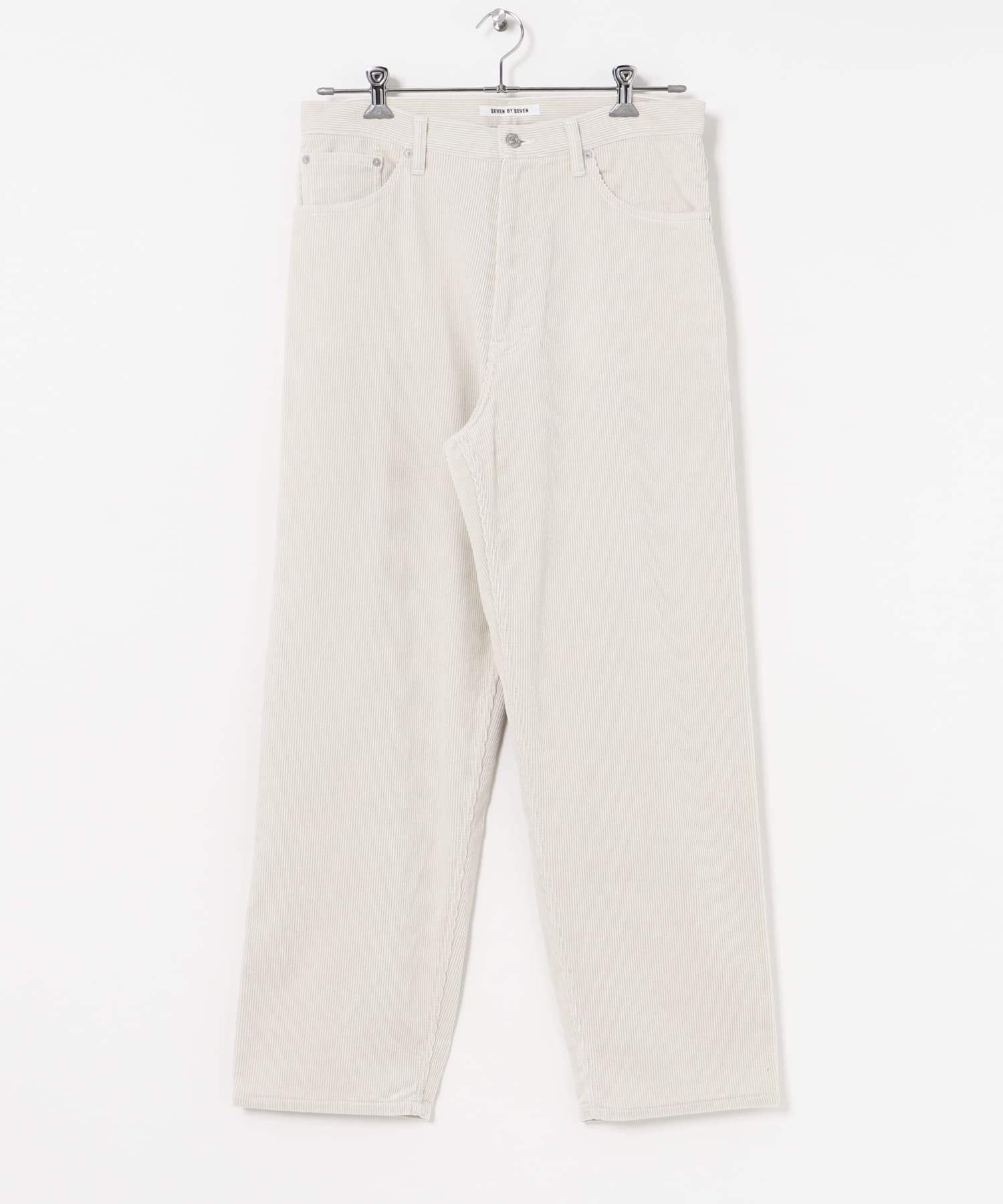 SEVEN BY SEVEN　CORDUROY WIDE PANTS 030 WHT M