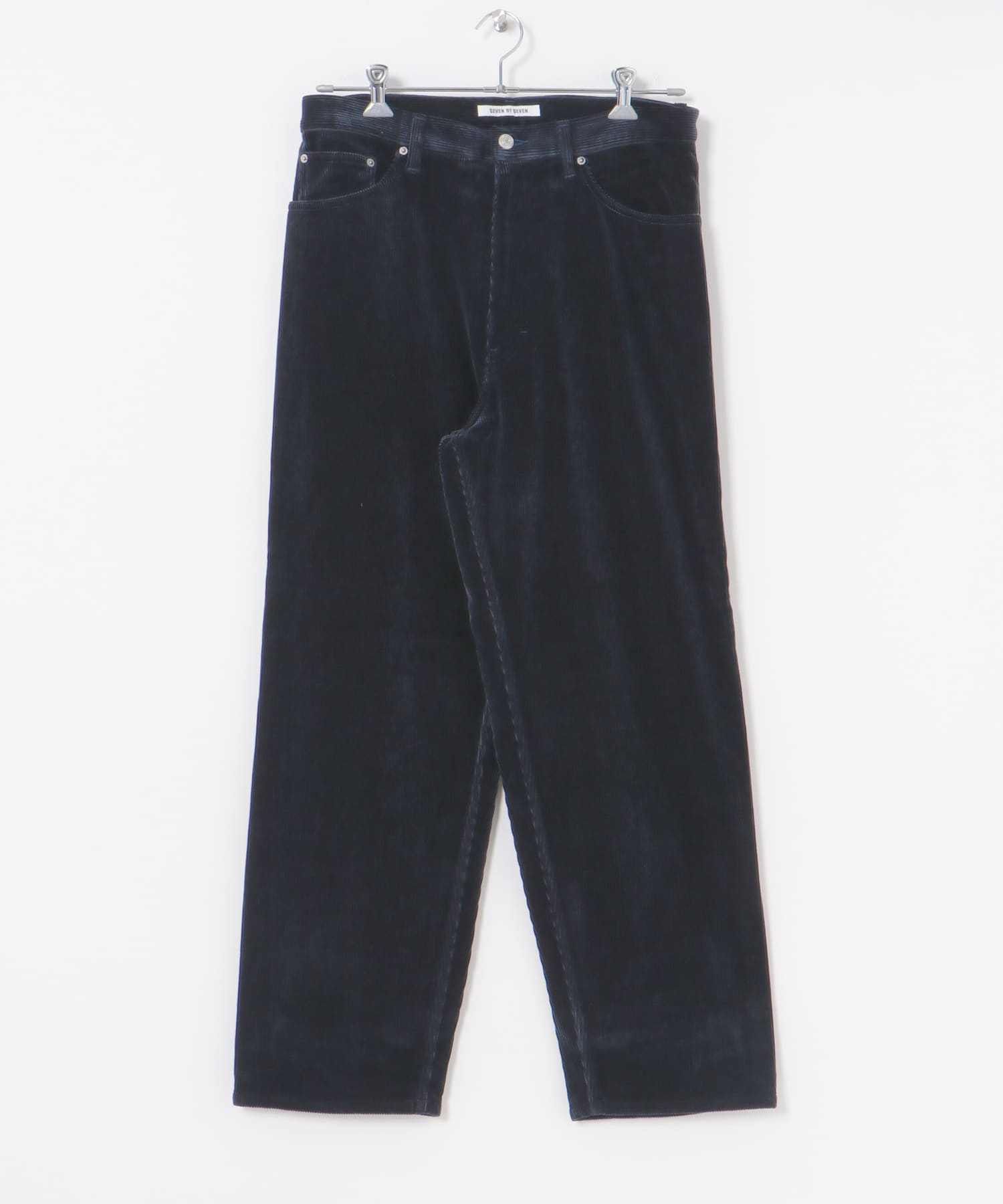 SEVEN BY SEVEN　CORDUROY WIDE PANTS 120 NAVY M