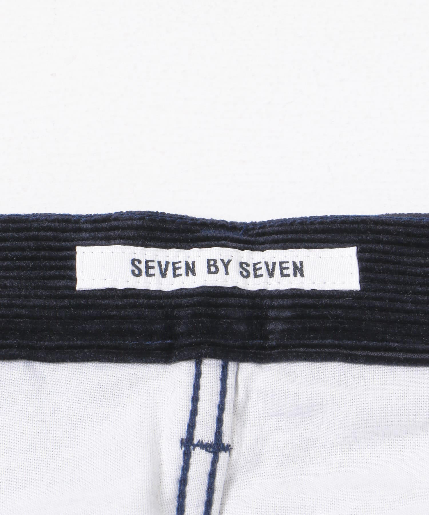 SEVEN BY SEVEN　CORDUROY WIDE PANTS 120 NAVY M