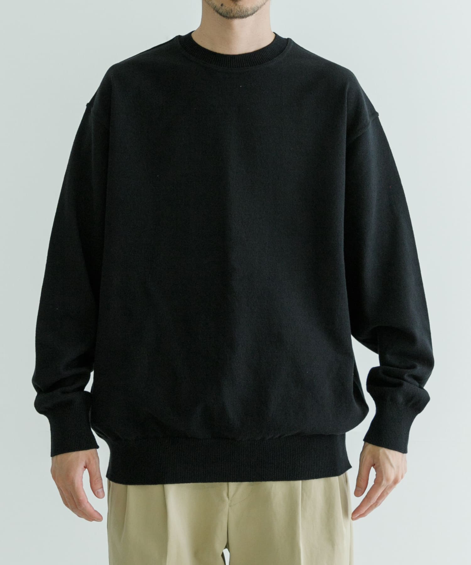 Yonetomi　WAVE COTTON KNIT PULLOVER