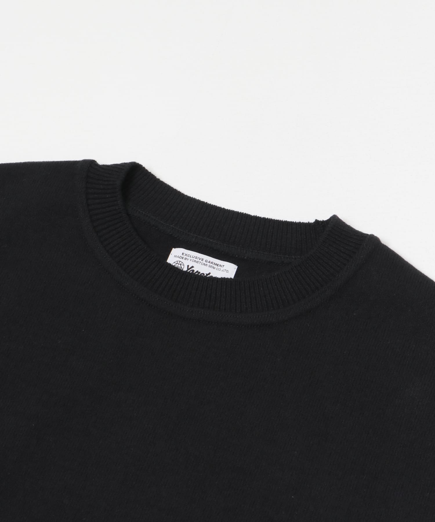 Yonetomi　WAVE COTTON KNIT PULLOVER BLACK 3
