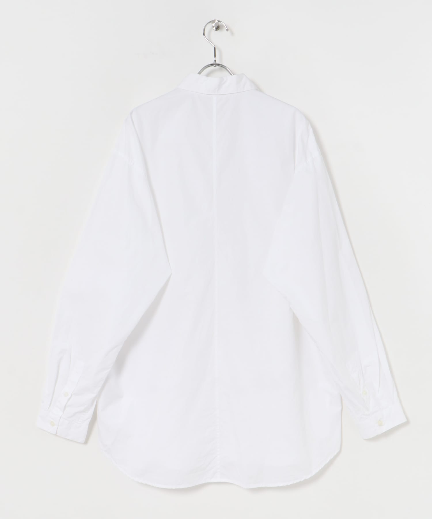 ATON　SUVIN BROAD WASHED SHIRTS 001 WHITE 4